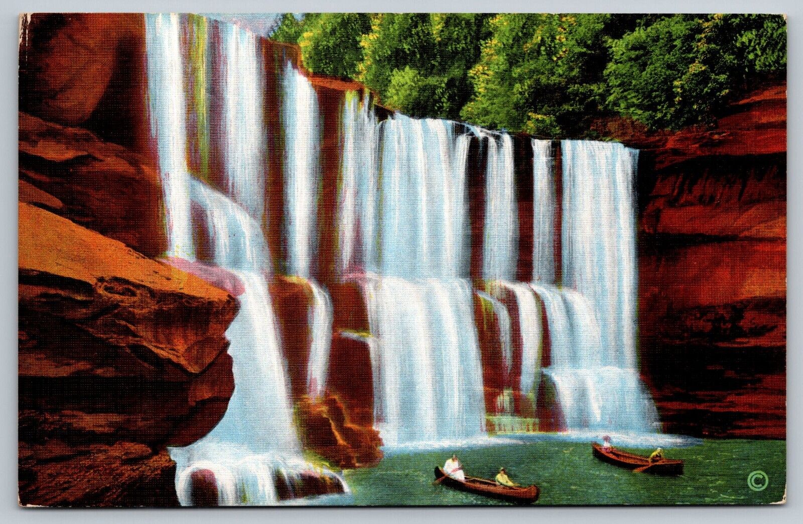 Postcard Cumberland Falls Kentucky