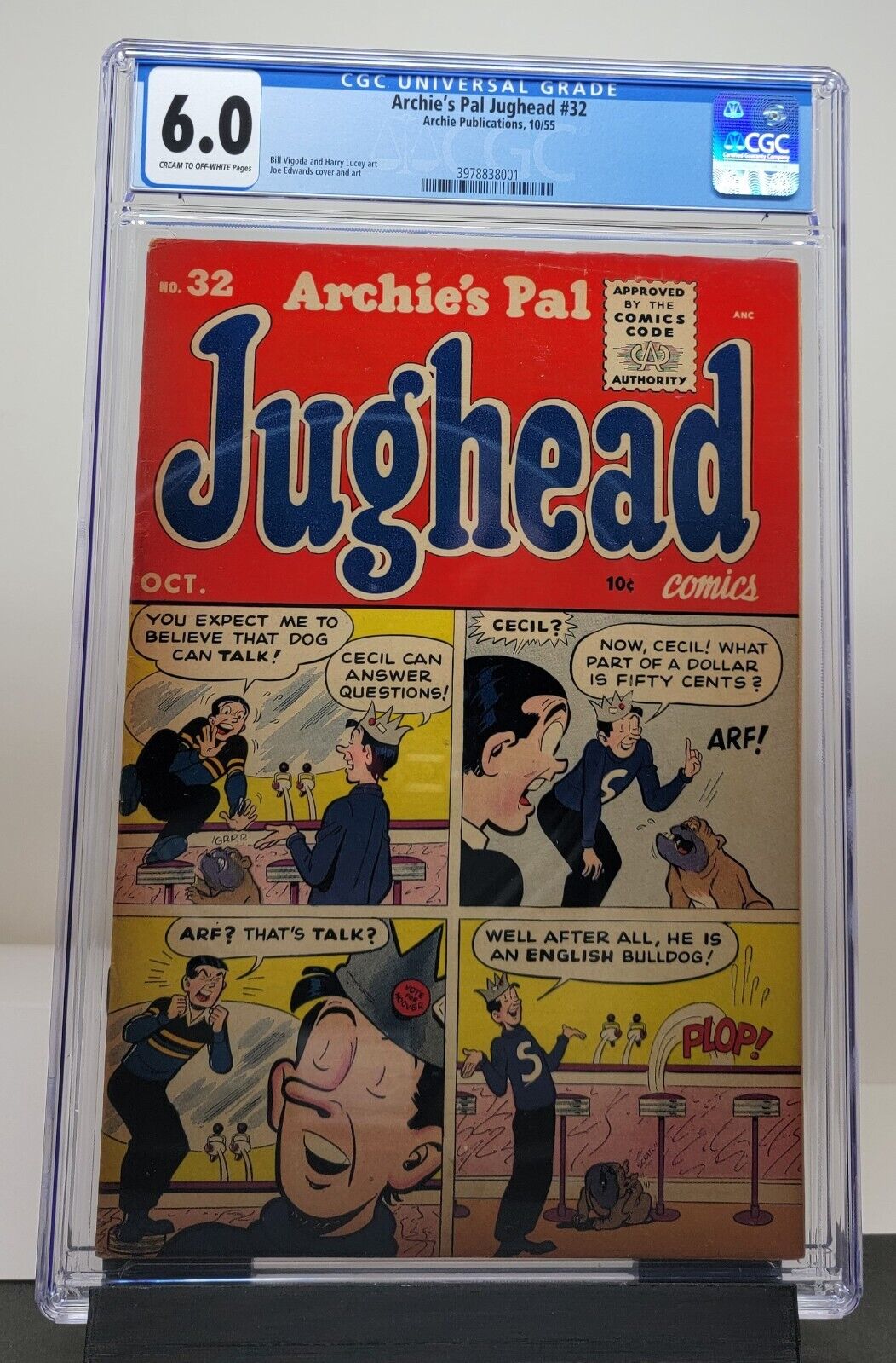 Archie's Pal Jughead #32 - Archie Comic Publications - CGC 6.0