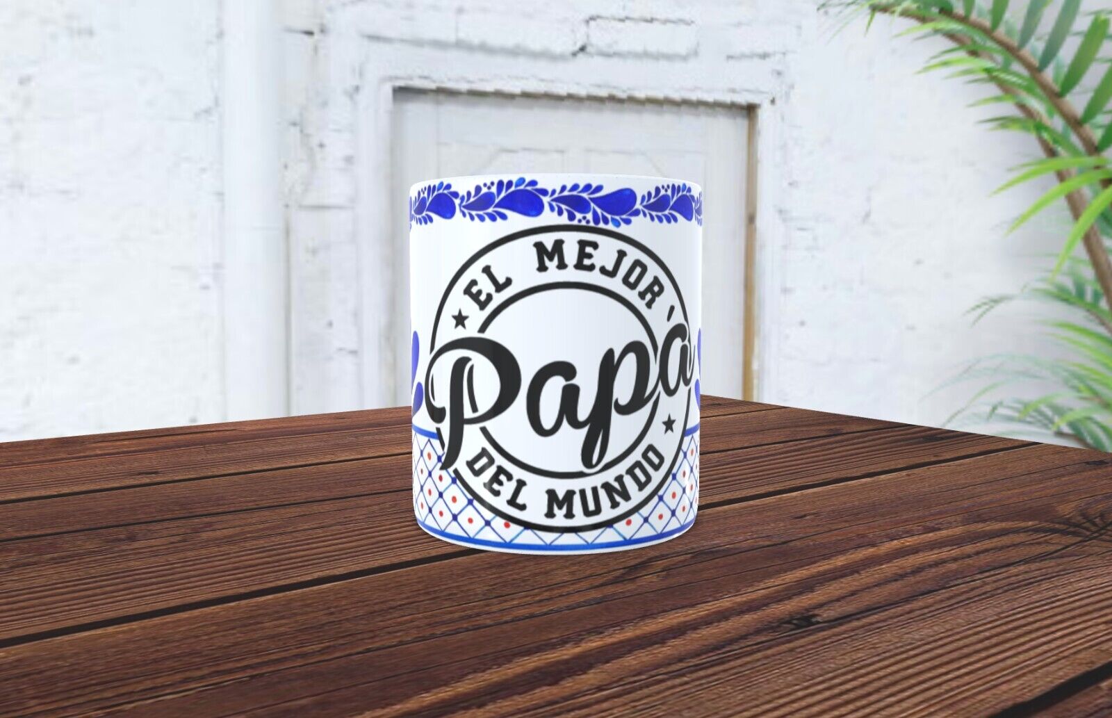 15oz Coffee Mug /El Mejor Papa del Mundo/ The best Father of the World.
