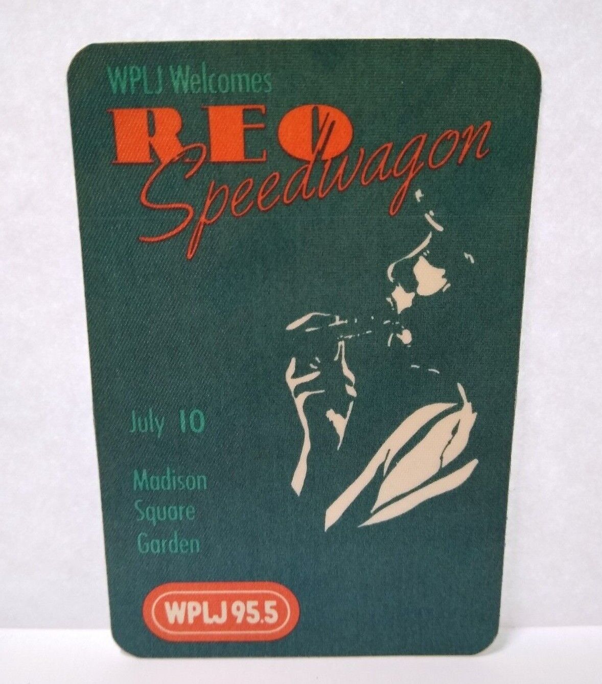 Reo Speedwagon Hi Infidelity 1981 Concert Tour Cloth Backstage Pass MSG New York