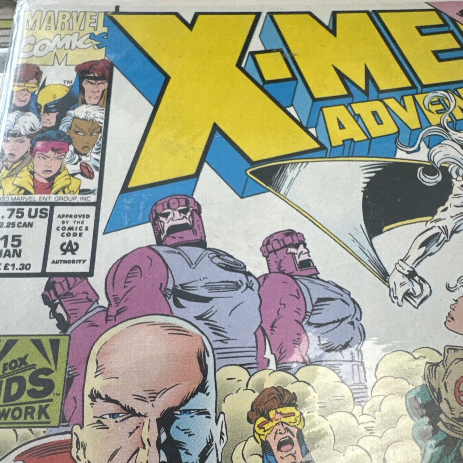 X-Men Adventures #15 Final Issue Xavier Files Back-Ups Marvel 1994