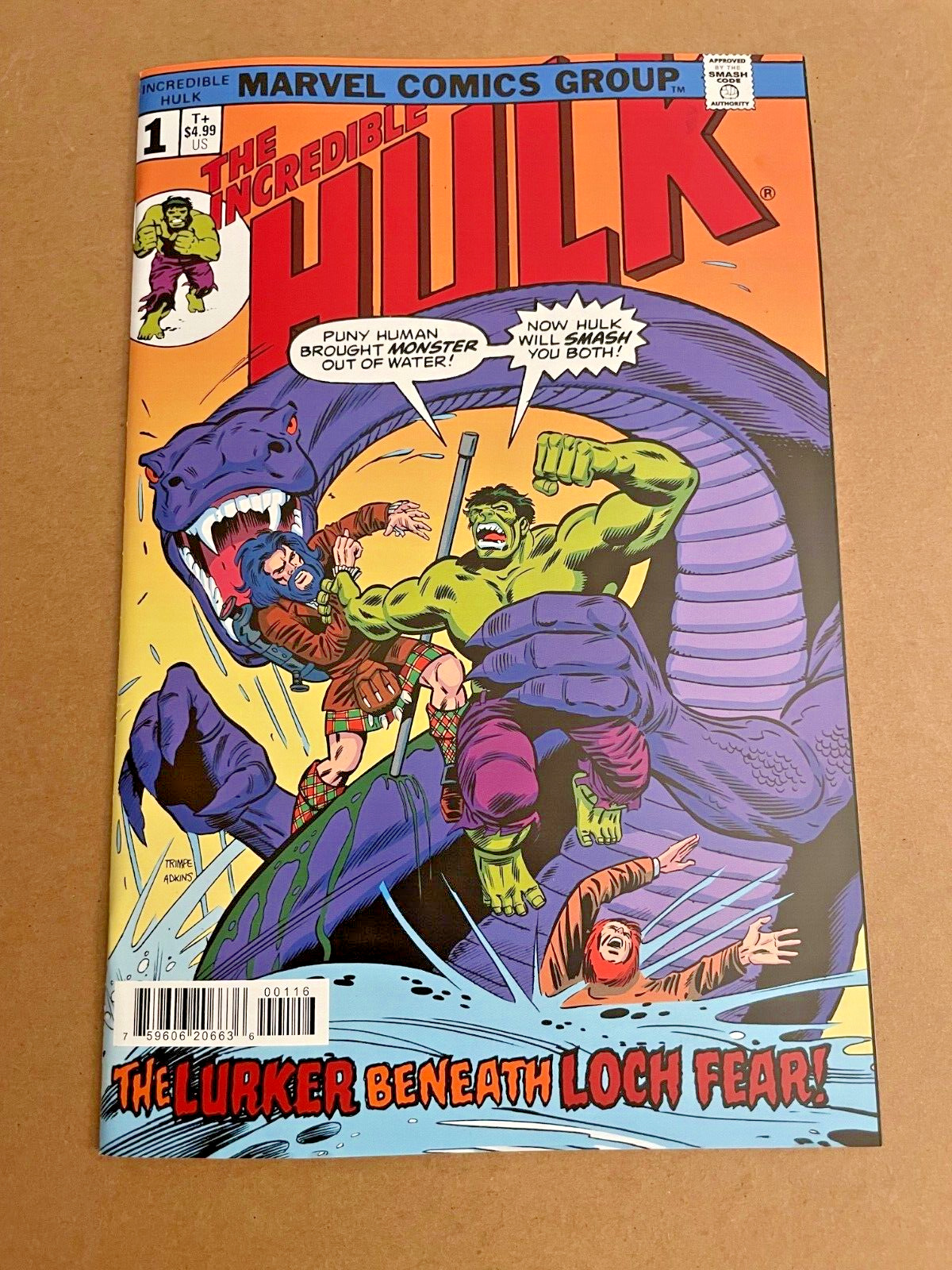 Incredible Hulk #1 Herb Trimpe 1:50 Hidden Gem Homage Variant Marvel 2023