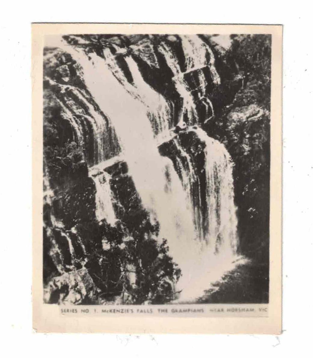 Vintage Photo c1940s McKenzies Falls, The Grampians. Vic. Australia. Series No.1