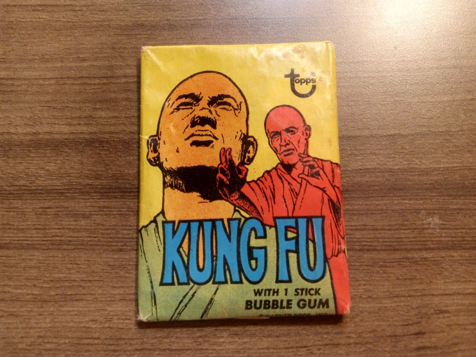 1973 Topps Kung-Fu TV SHOW Vintage Wax Pack Card Unopened David Carradine