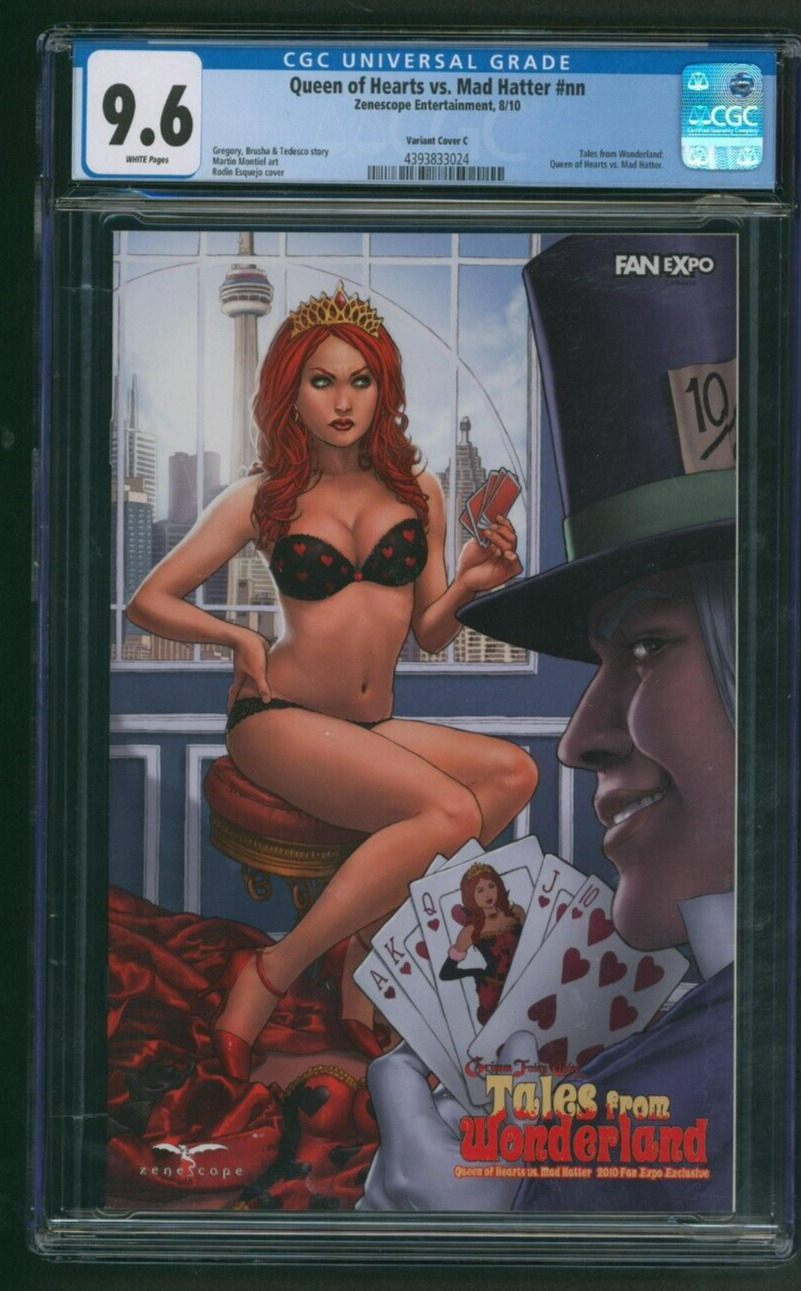 Tales From Wonderland Queen of Hearts vs Mad Hatter #nn Fan Expo Variant CGC 9.6