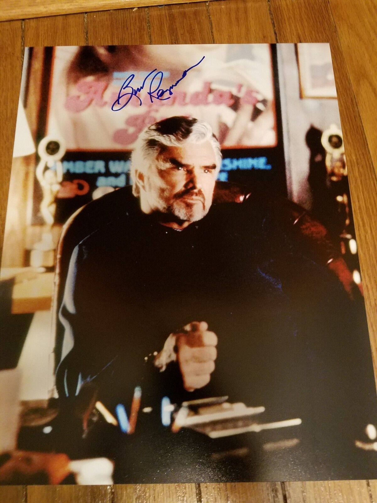 BURT REYNOLDS SIGNED AUTOGRAPHED COLOR 11X14 PHOTO BOOGIE NIGHTS WOW