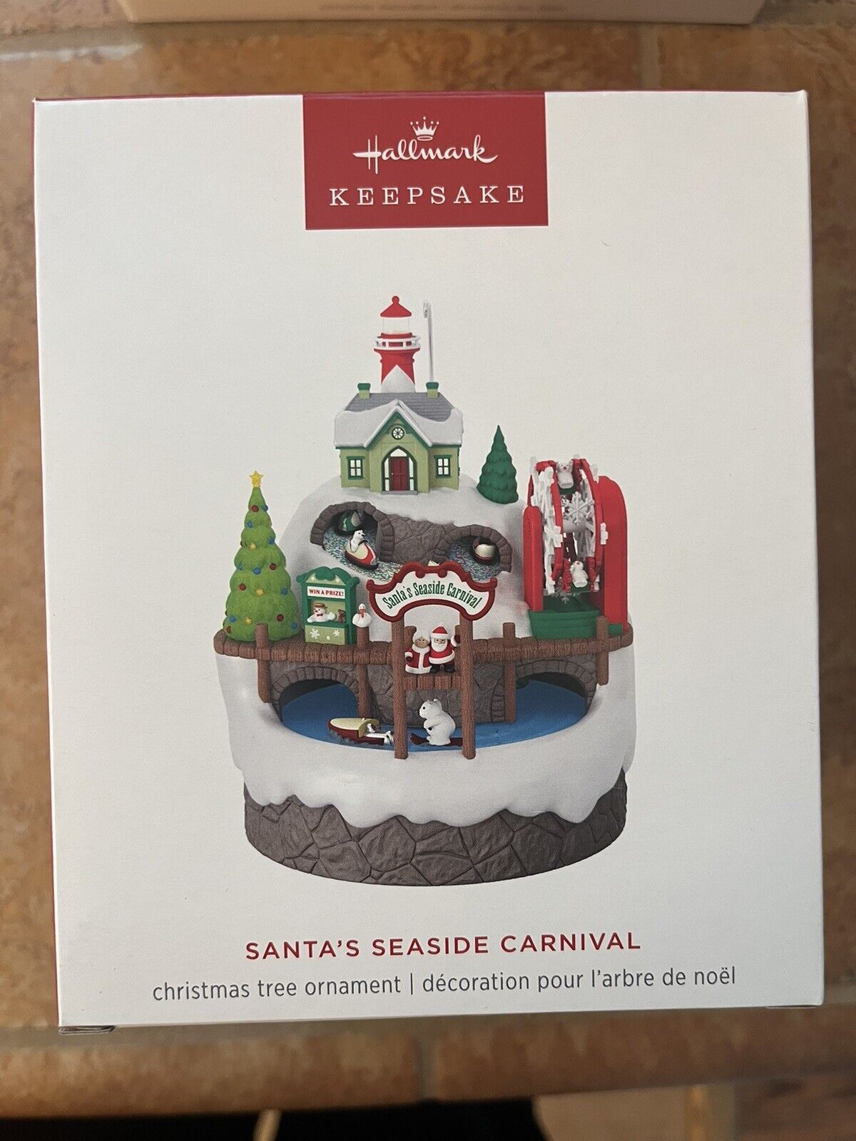 2024 Hallmark Santa’s Seaside Carnival Musical Ornament With Light and Motion