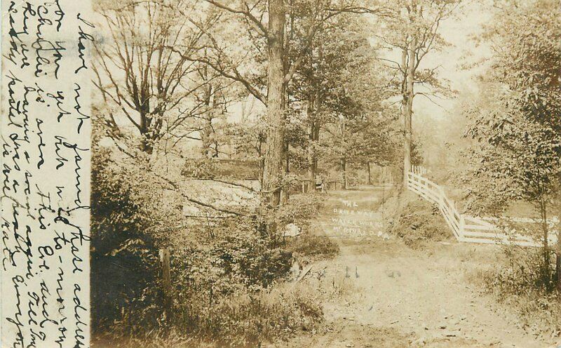 MacDonald Pennsylvania Waterworks Drive 1908 RPPC Photo Postcard 21-12902