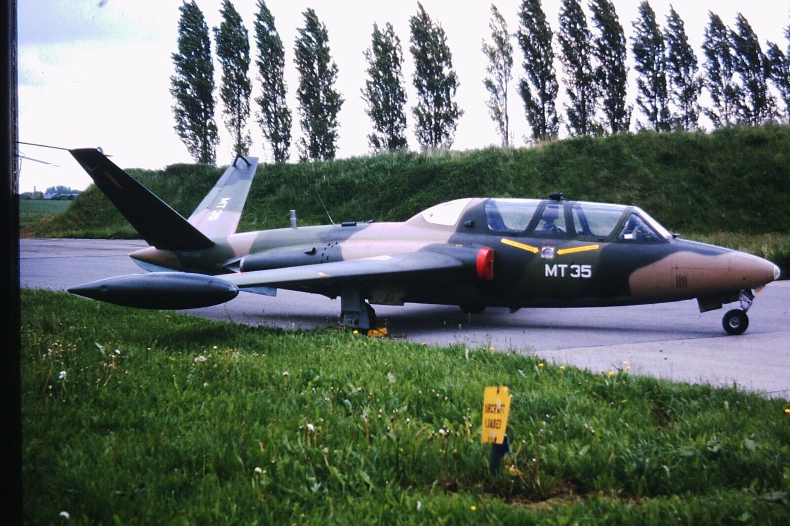 CM-170 MT-35  Belgium AF    35 mm aircraft slide  CF