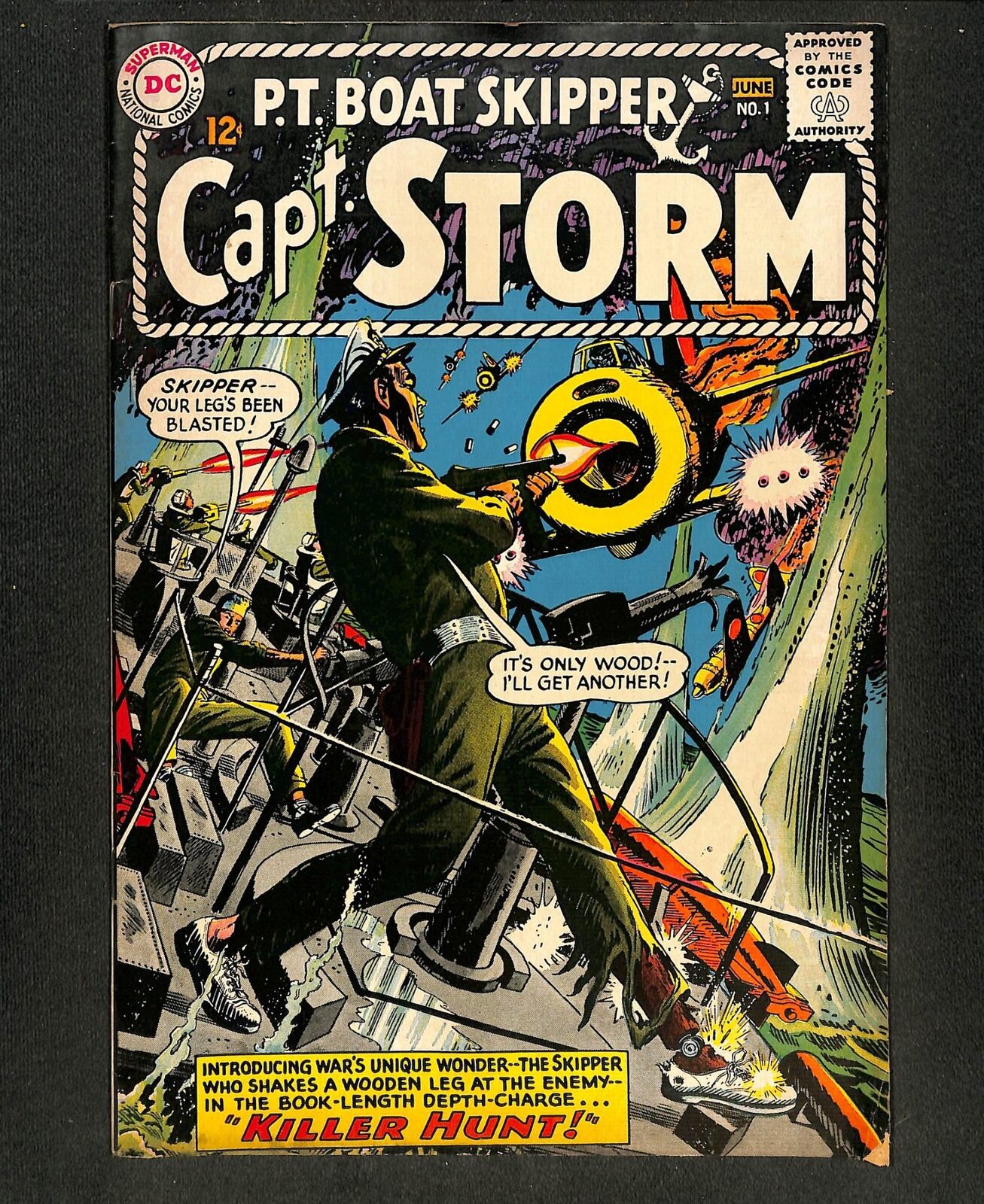 Capt. Storm #1 FN- 5.5 DC Comics