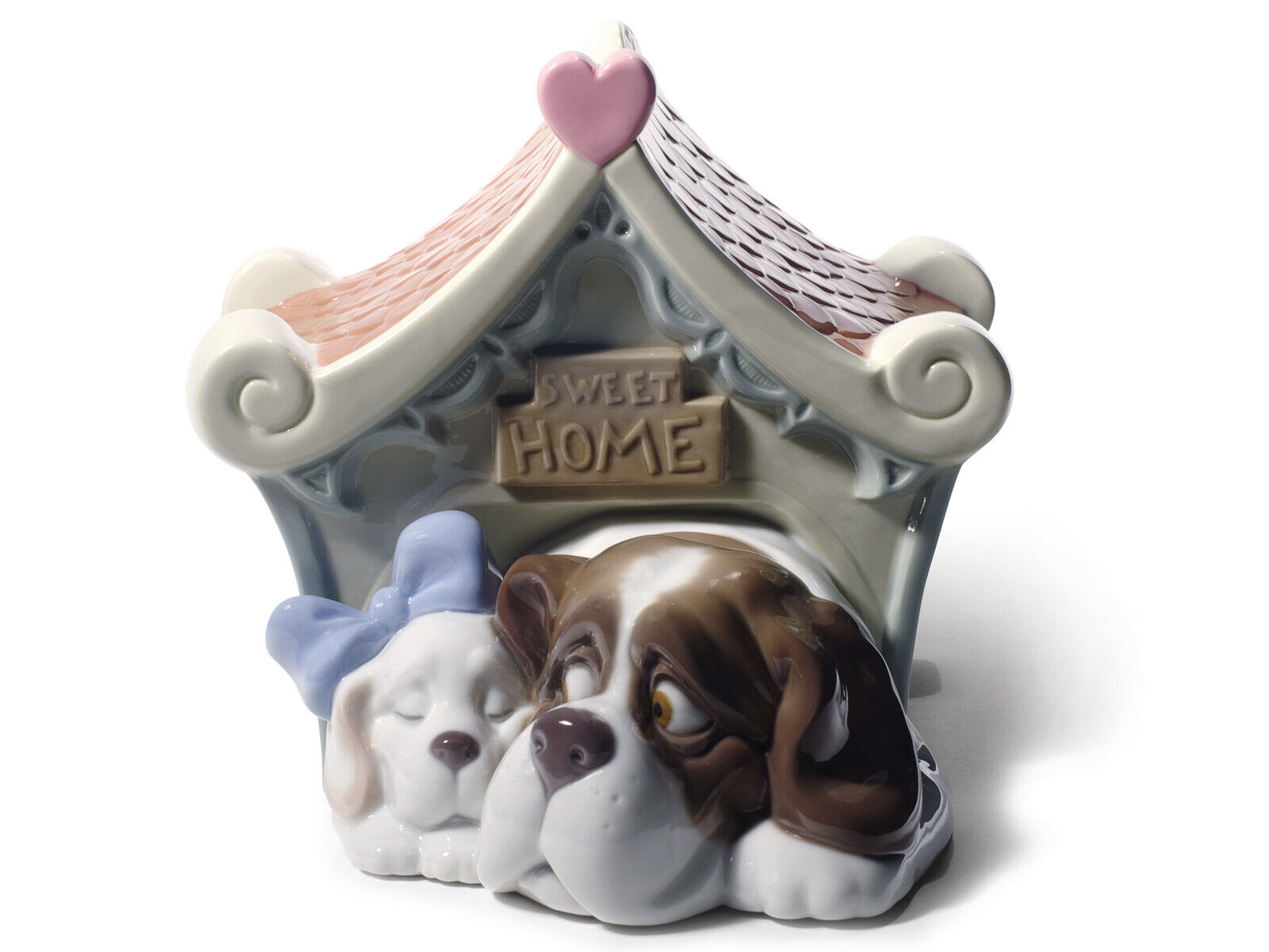 NEW NAO BY LLADRO SWEET HOME BRAND NEW IN BOX #1748 PUPPY LOVE DOG HOUSE F/SH