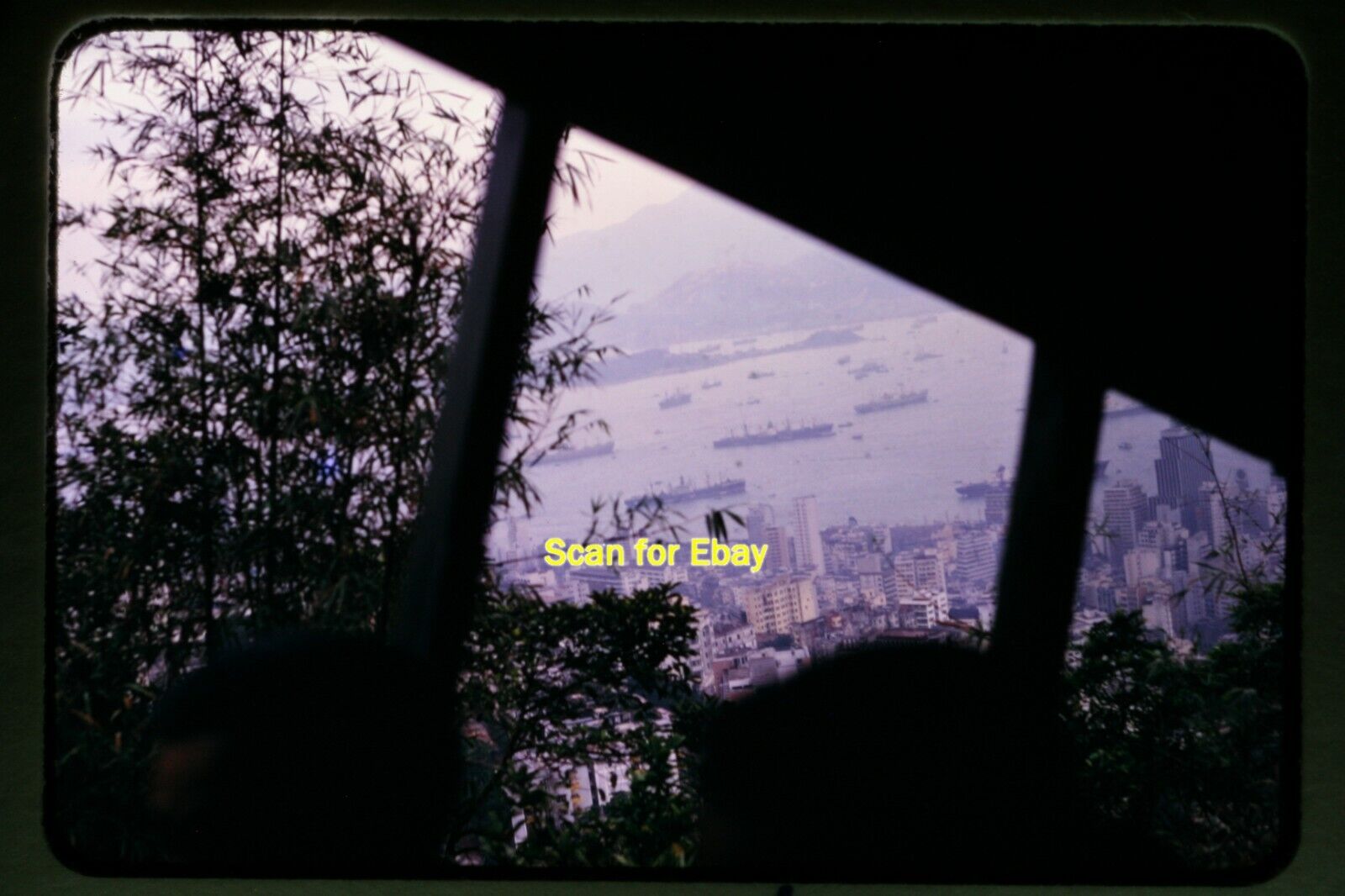 View over Hong Kong in 1969, Original Slide aa 1-23b