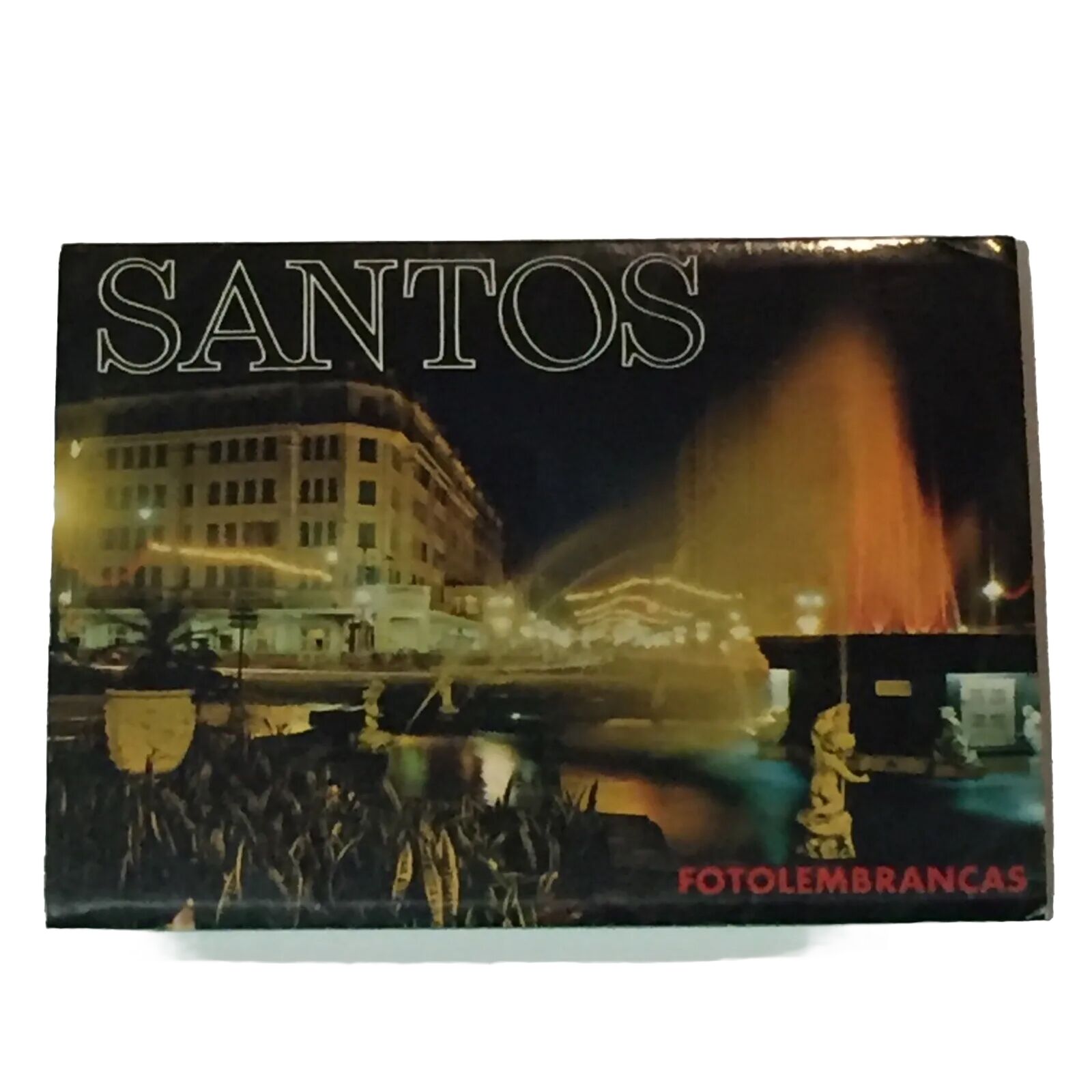 Vintage Santos, Sao Paulo, Brazil Foldout Souvenir Cards