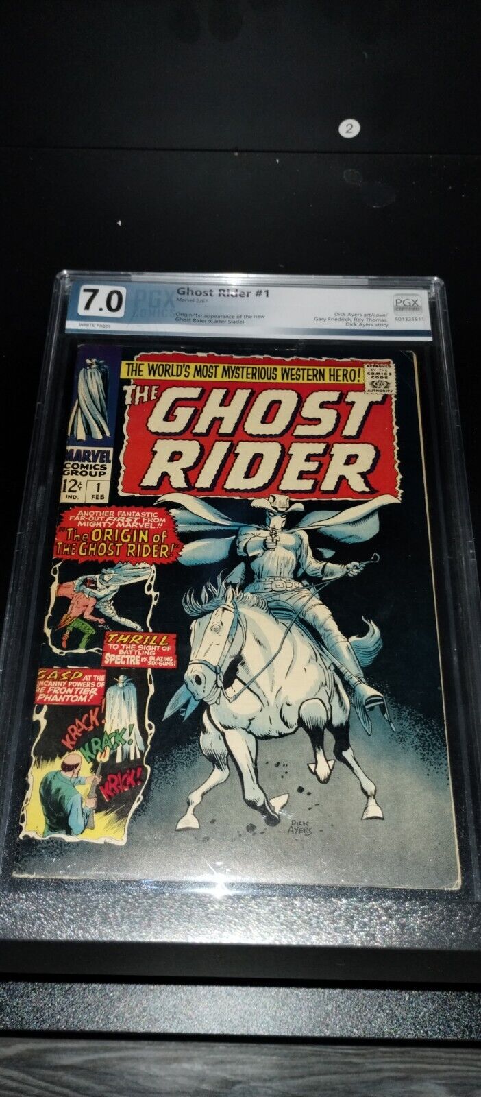 Ghost Rider #1  PGX 7.0 1967  501325511 1st and origin Ghost Rider Carter Slade