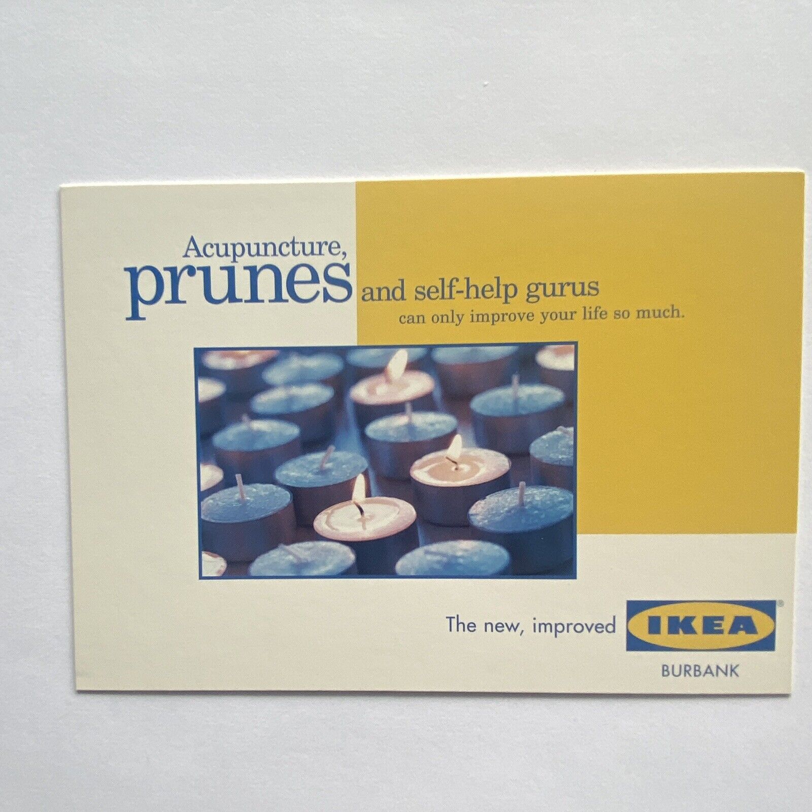 IKEA Burbank Humorous Self Help Postcard 1997 UNP Continental