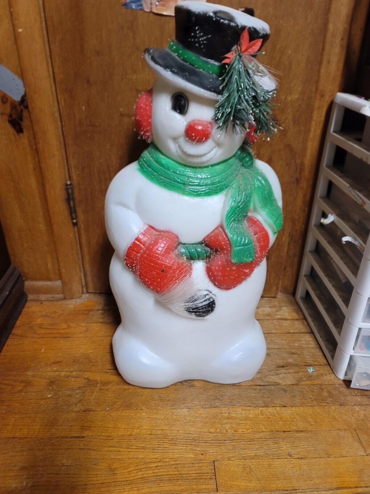 Frosty The Snowman BlowMold Christmas Decoration VTG Not Working Puleo