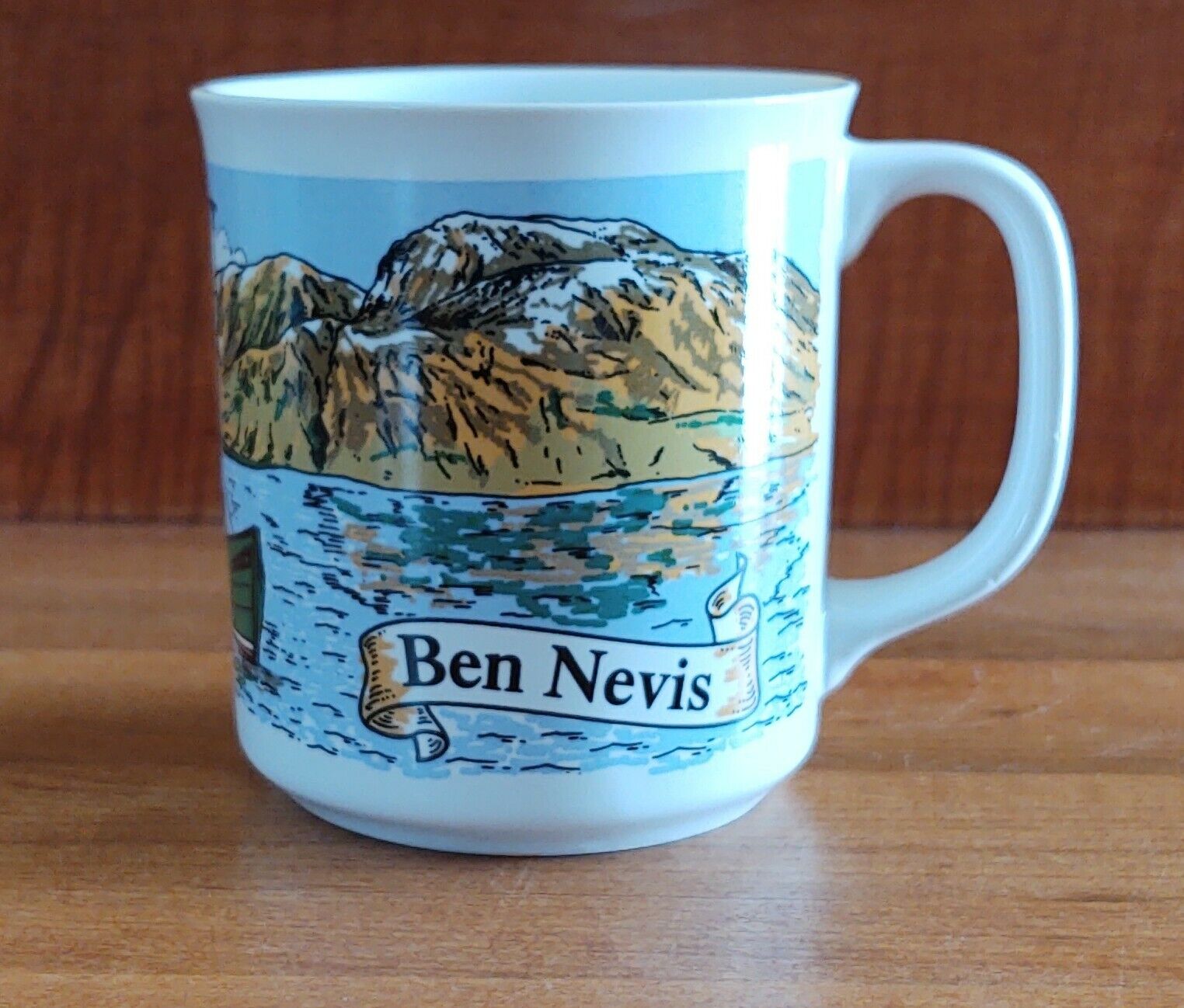 Sights of Britain Ben Nevis Fort William Sampson Souvenirs Ltd. coffee cup mug