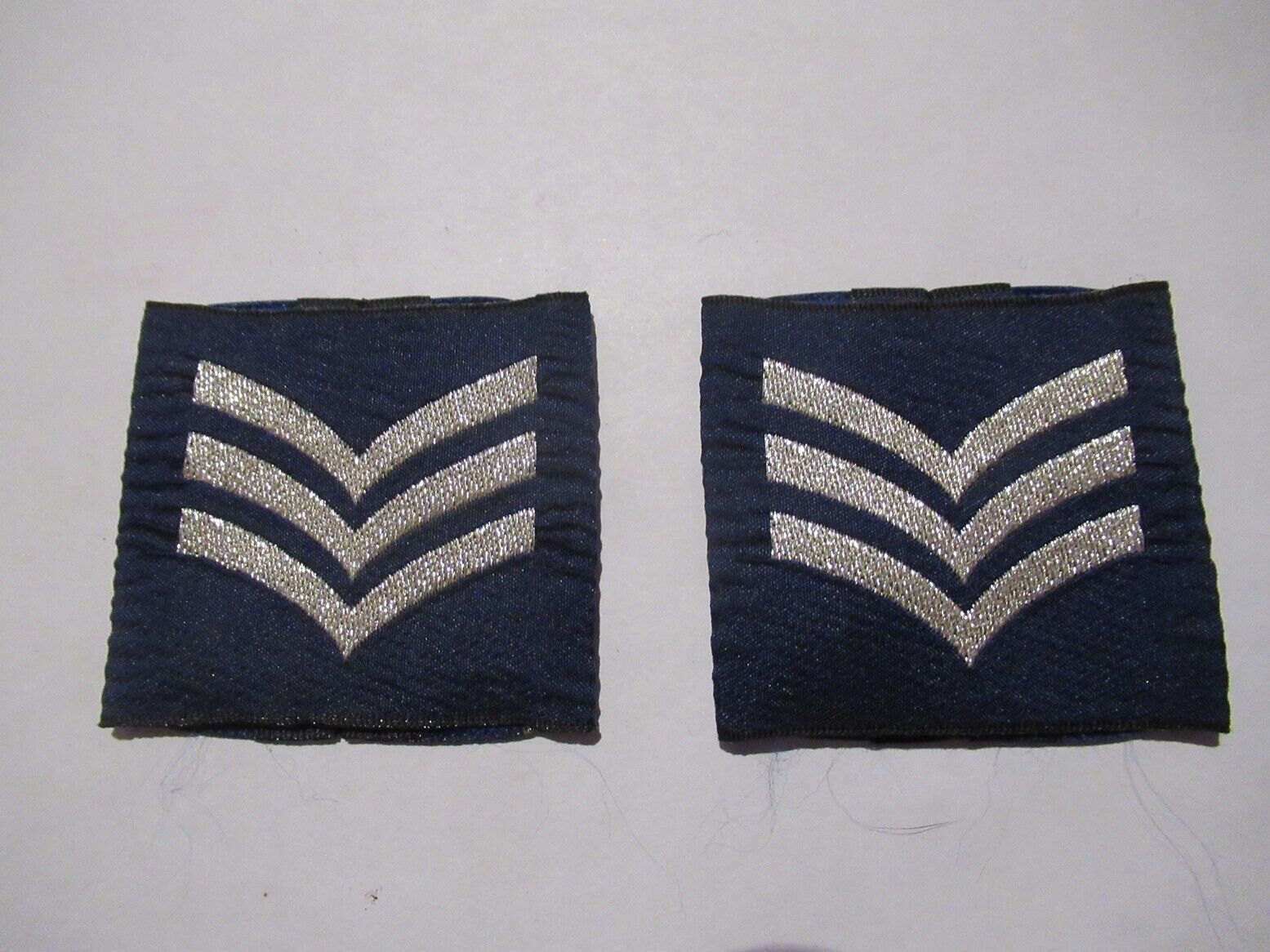 Vintage British army epaulette slides chevrons insignia badges sergeant military