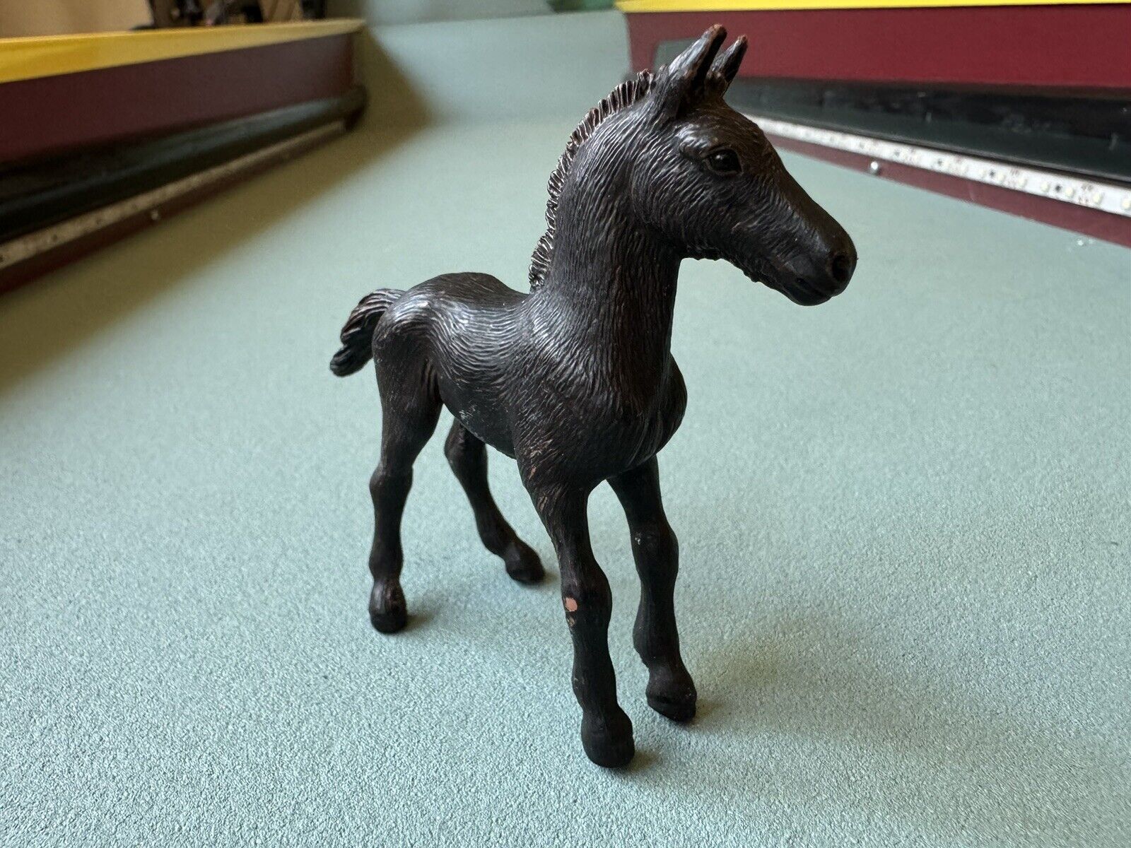 2006 Schleich Black Friesian Filly Foal Horse Retired Figurine Farm Figure Toy