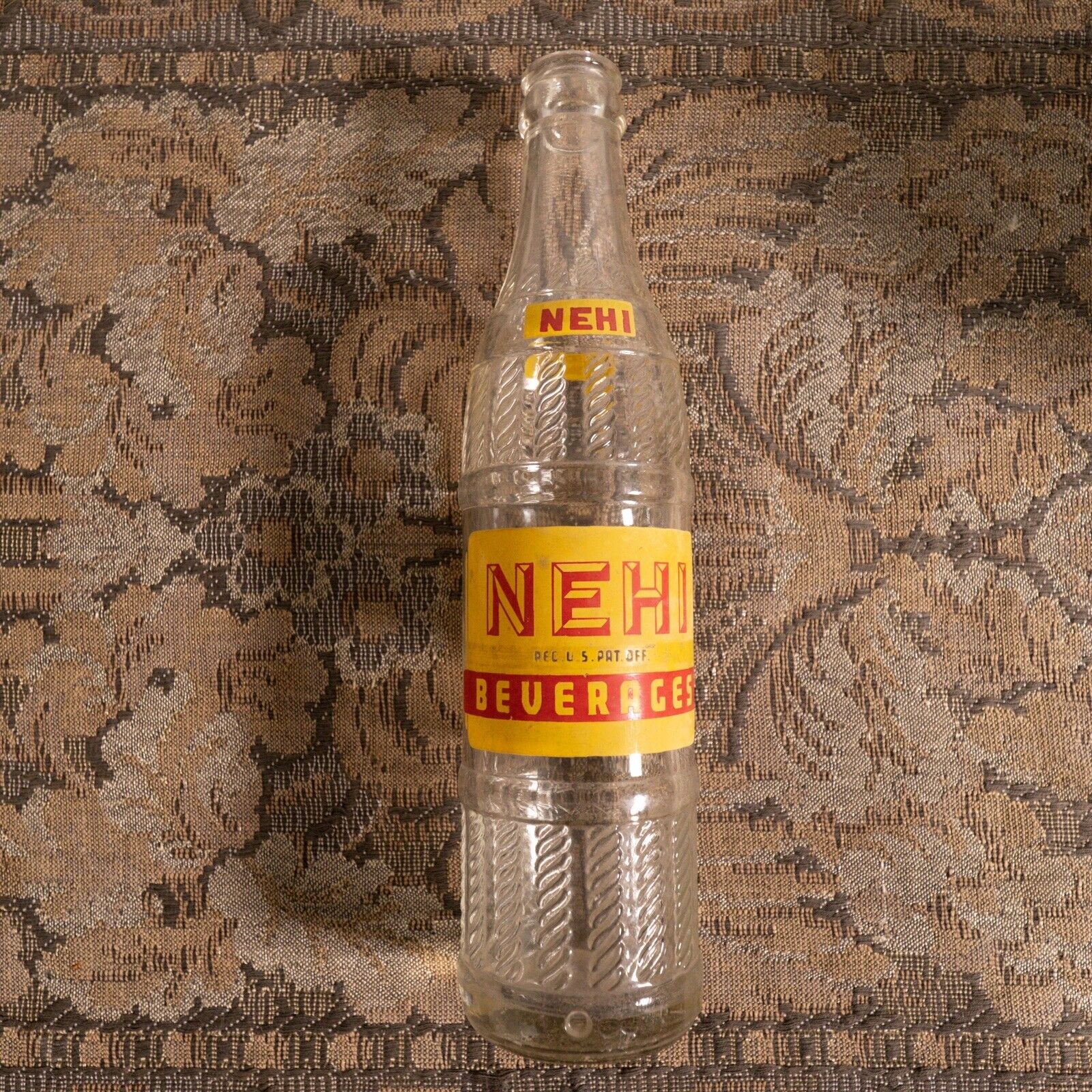 NEHI Beverages Vintage Glass Bottle 