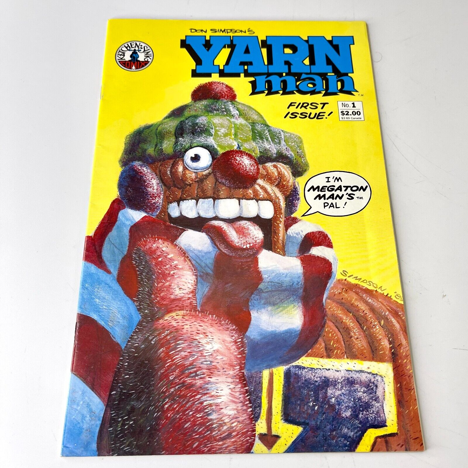 Yarn Man #1 - Kitchen Sink Comics 1989