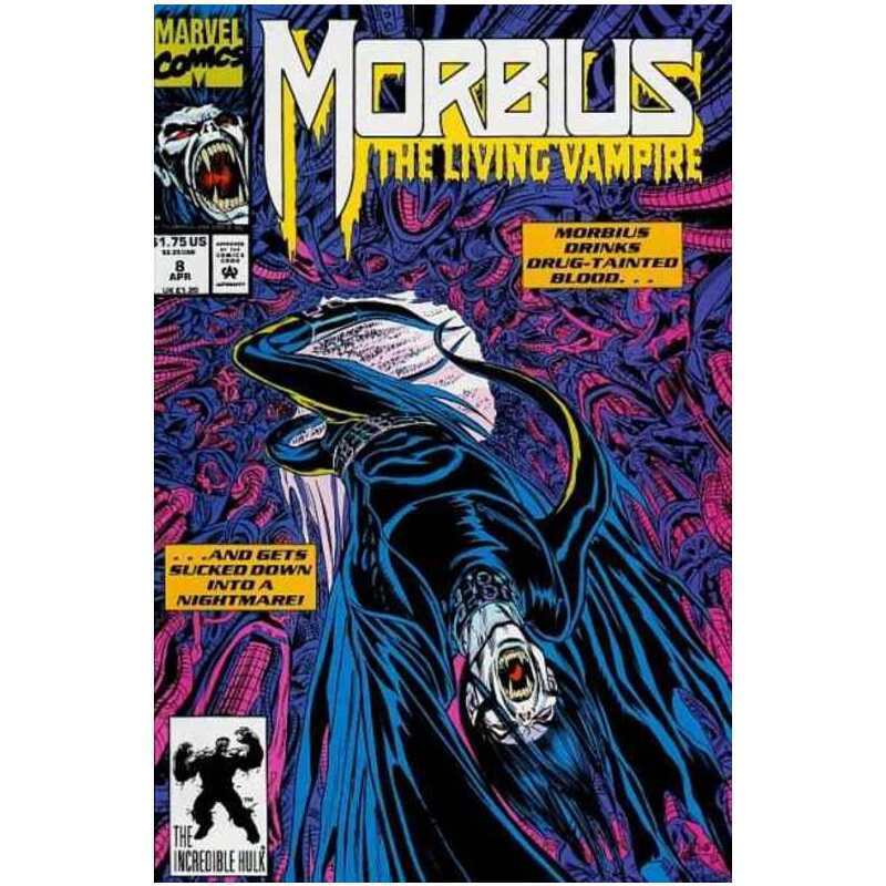 Morbius: The Living Vampire (1992 series) #8 in NM condition. Marvel comics [l`