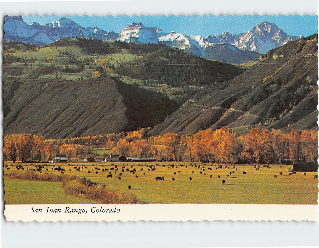 Postcard san Juan Range Colorado USA