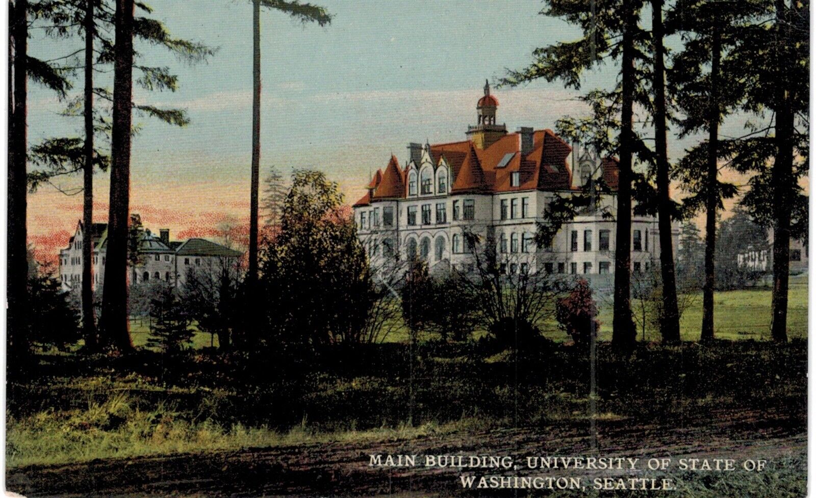 Seattle University Washington Main Building 1910 WA