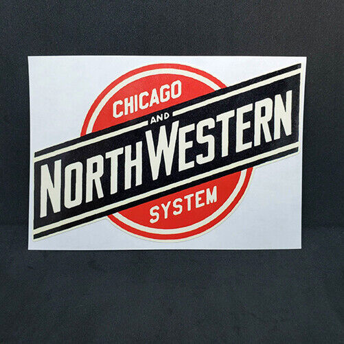 CHICAGO & NORTHWESTERN SYSTEM Vintage Style DECAL / Vinyl Railroad Sticker