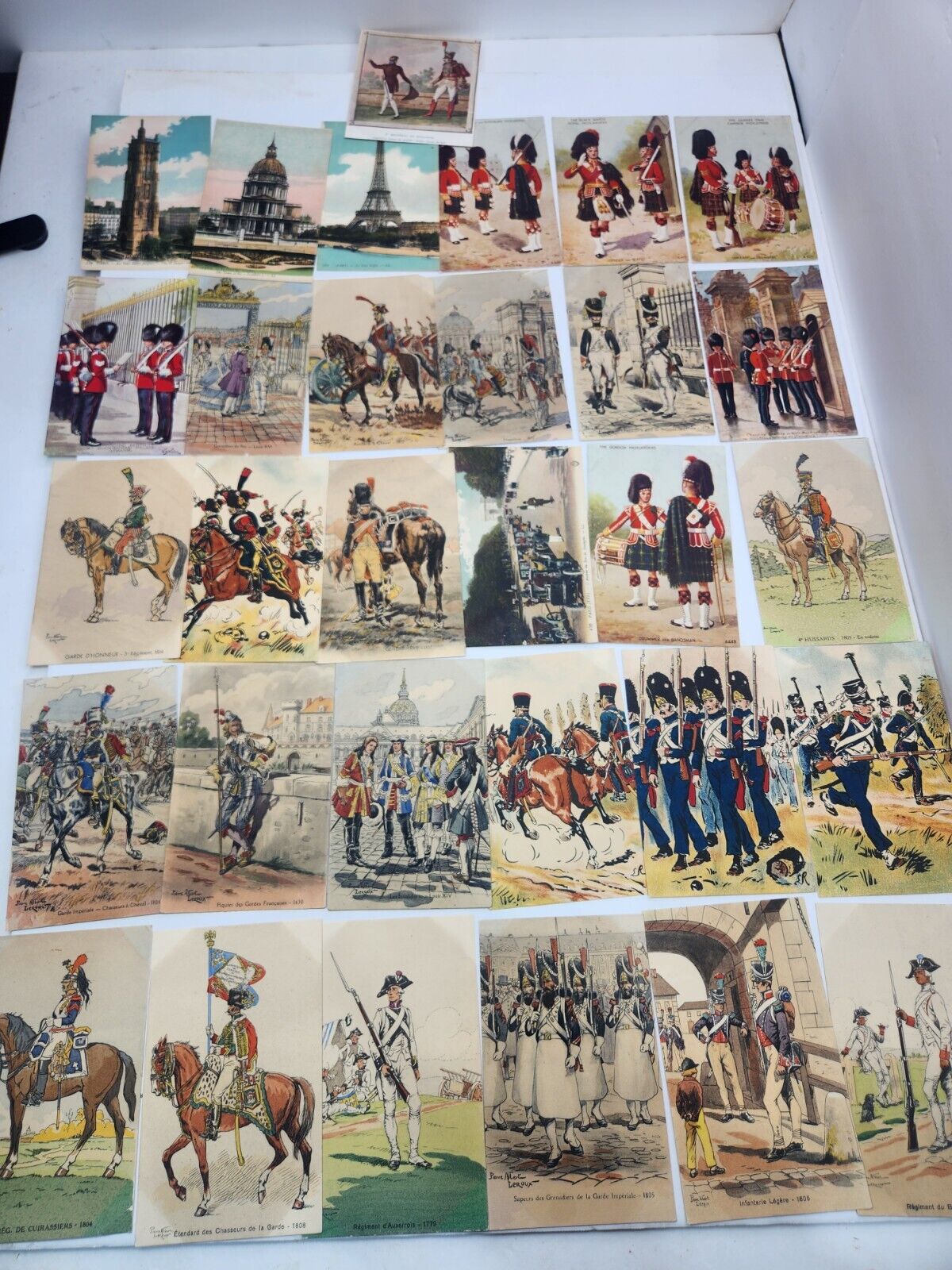 72 Vintage Postcards French Paris Napoleon