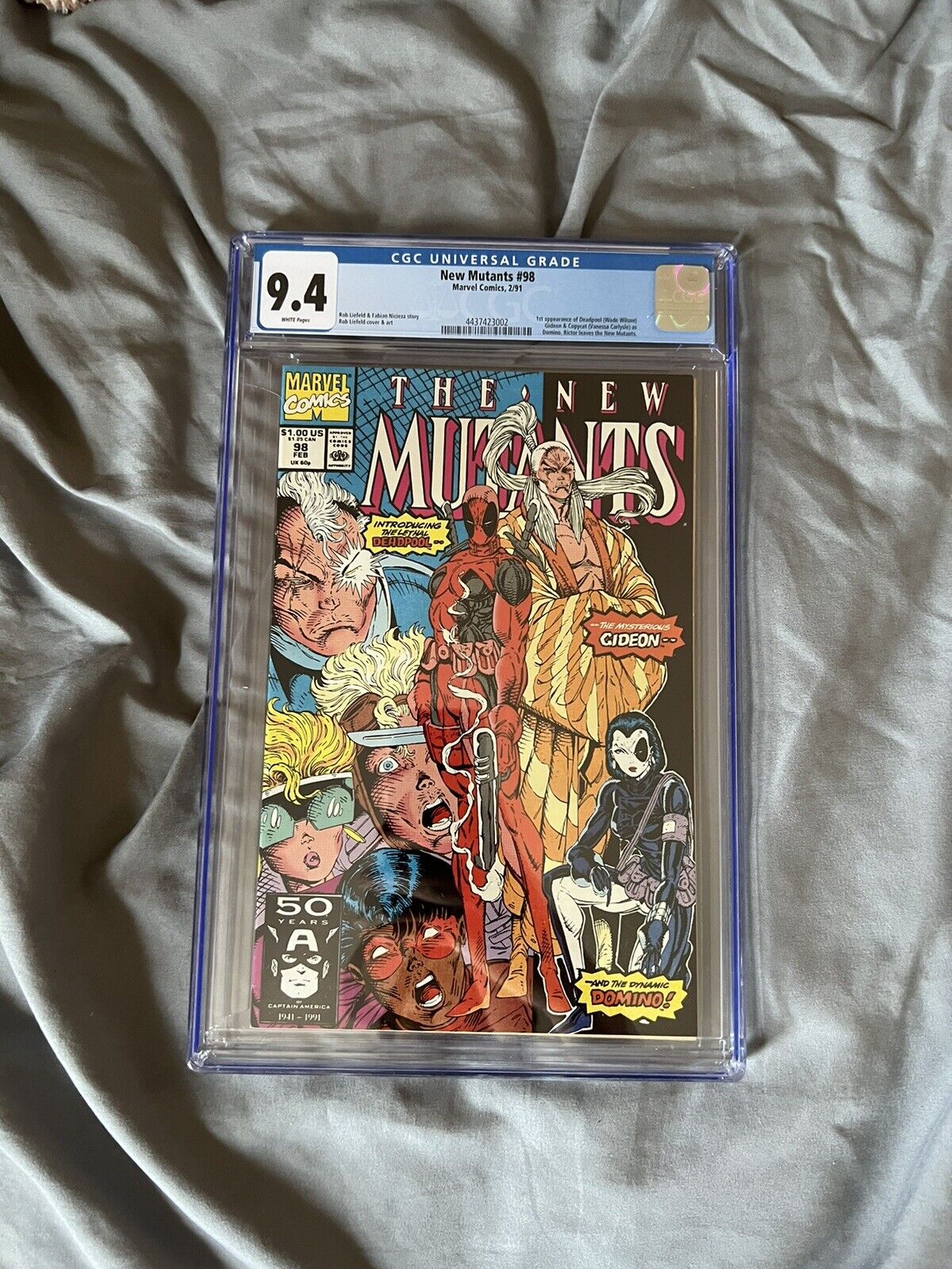 New Mutants #98 CGC 9.4 1st App Of Deadpool 1991 Marvel Comics