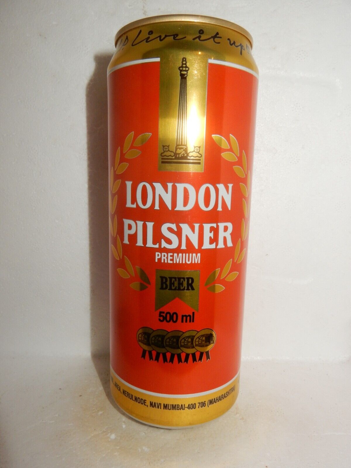 OCOC LONDON Pilsner Beer can from INDIA (50cl) Empty 
