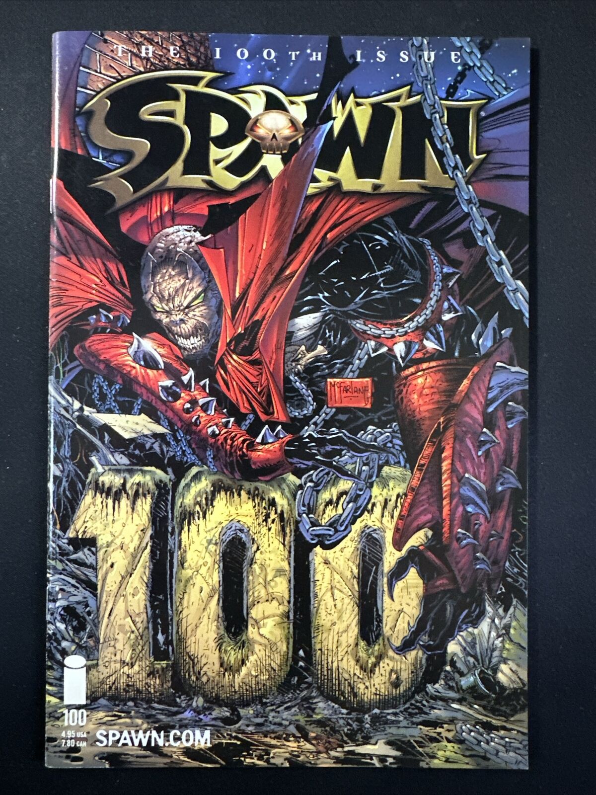 Spawn #100 Mcfarlane Variant Image Comics 1st Print Low Print Run Very Fine