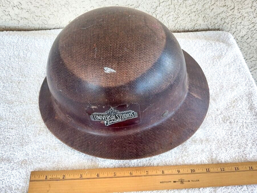 Vintage MSA Made Universal Studios Florida Workers Hard Hat #1659
