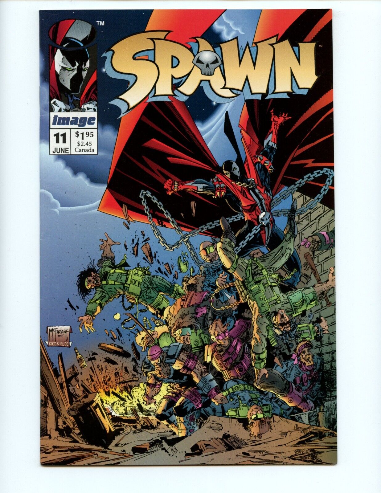 Spawn #11 Comic Book 1993 VF Todd McFarlane Image Comics
