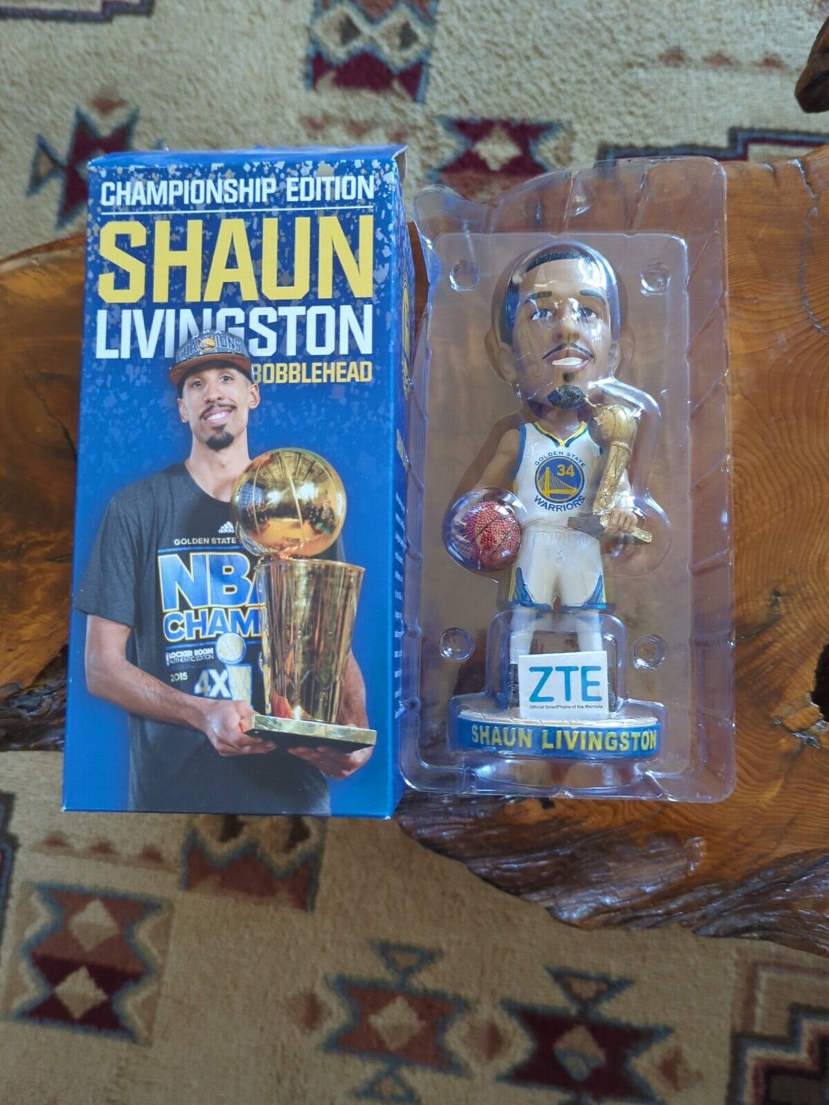 2015 Golden State Warriors Shaun Livingston Championship Bobblehead BOX - READ