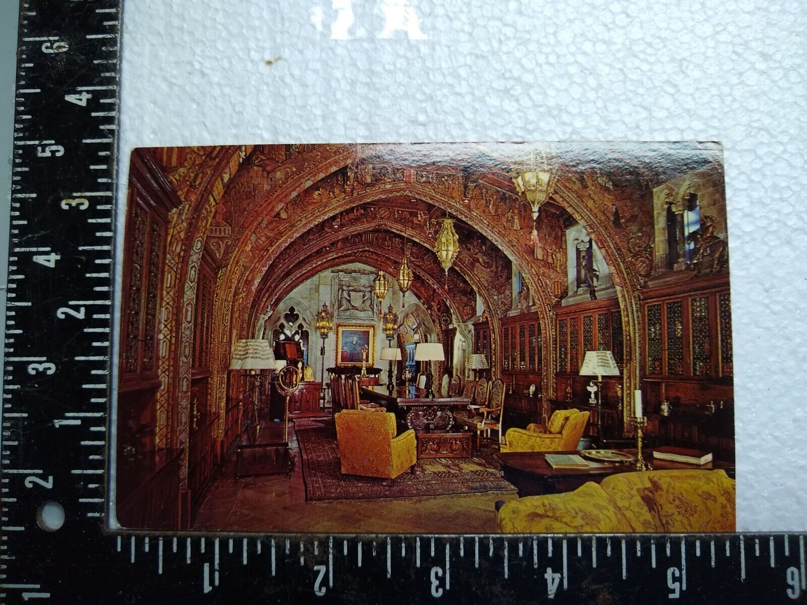 Postcard Gothic Study, La Casa Grande, Hearst Castle, San Simeon, California