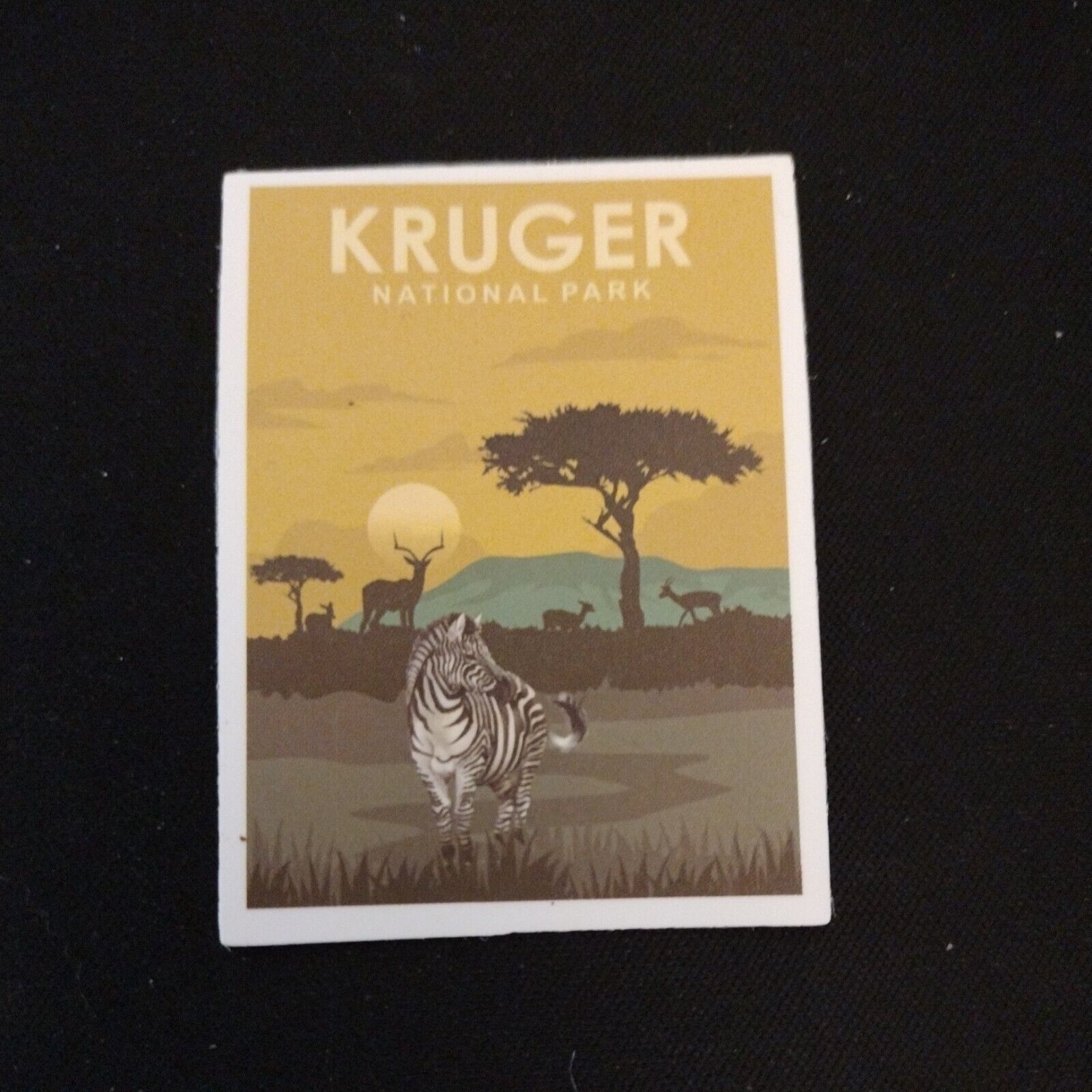 South Africa Kruger National Park Sticker - Travel Tourist Scrapbook Collectible