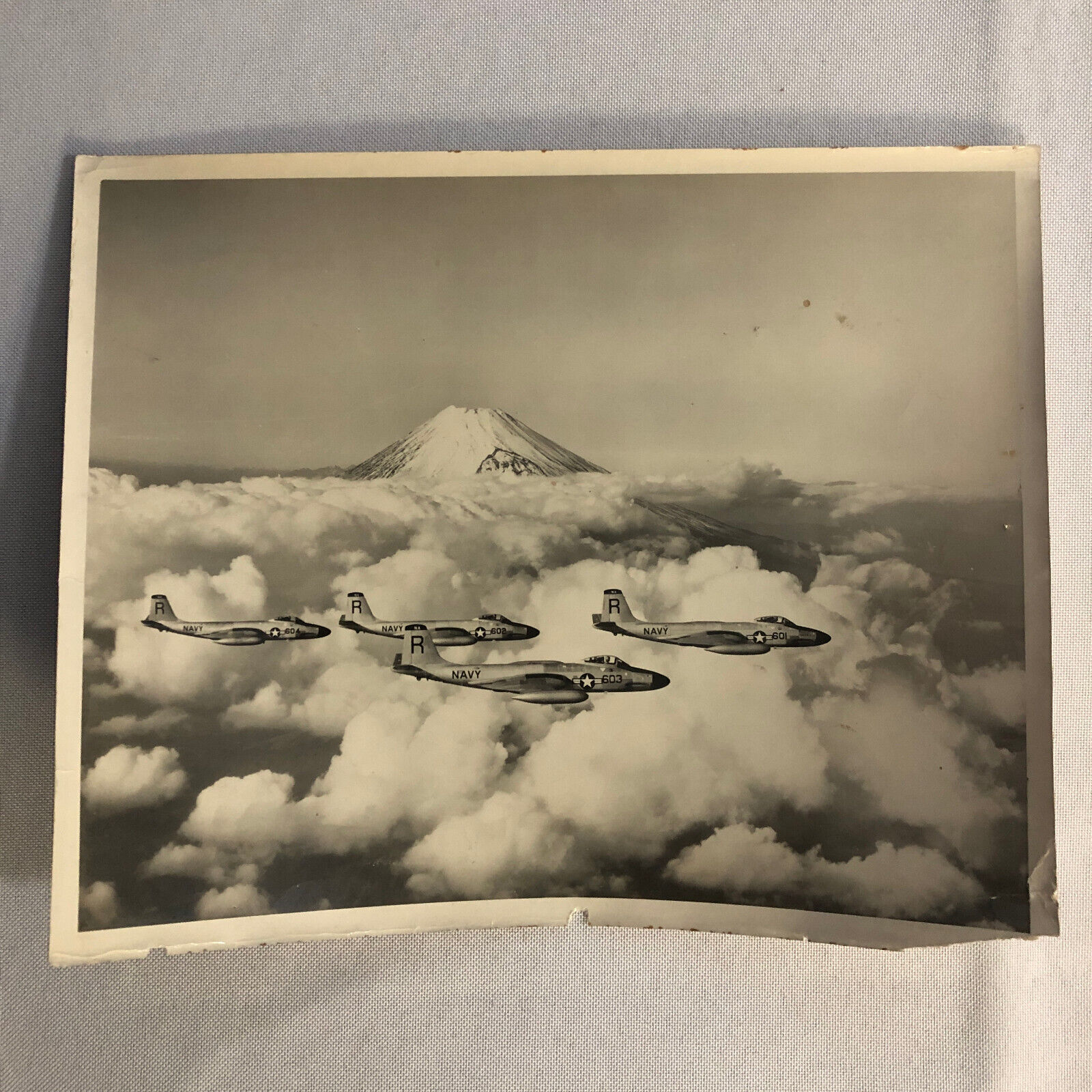 United States Navy Fighter Jet Squadron Photo Photograph Vintage Aircraft Plane