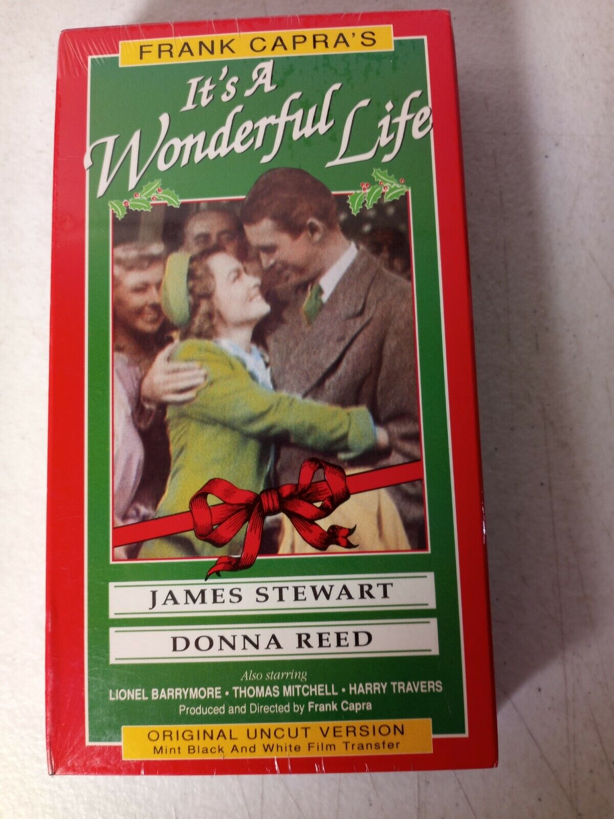 Rare It\'s A Wonderful Life  Vintage Original Uncut Version  VHS New Sealed 1990