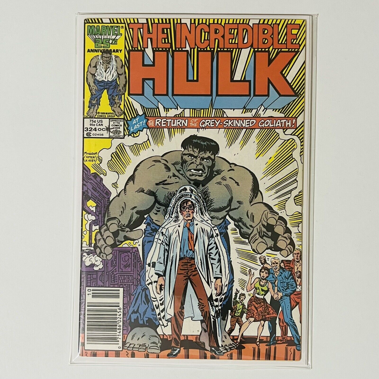 Incredible Hulk 324 Mark Jewelers VF- 2nd Grey Hulk (1st Since Hulk 1)