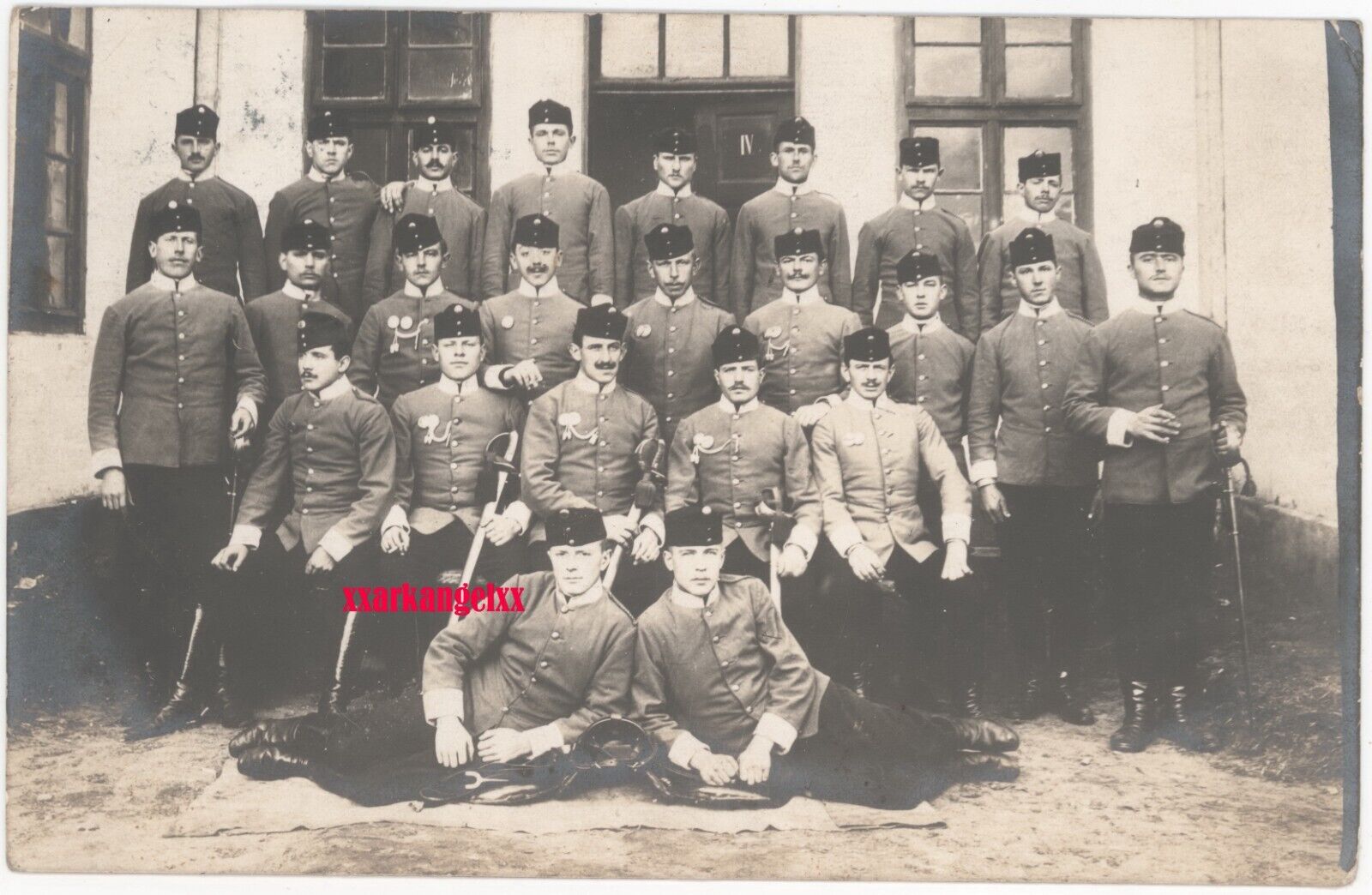 №tas24  WW1. Austro-Hungary photo / K.U.K. hussar / WW1 hussar group picture