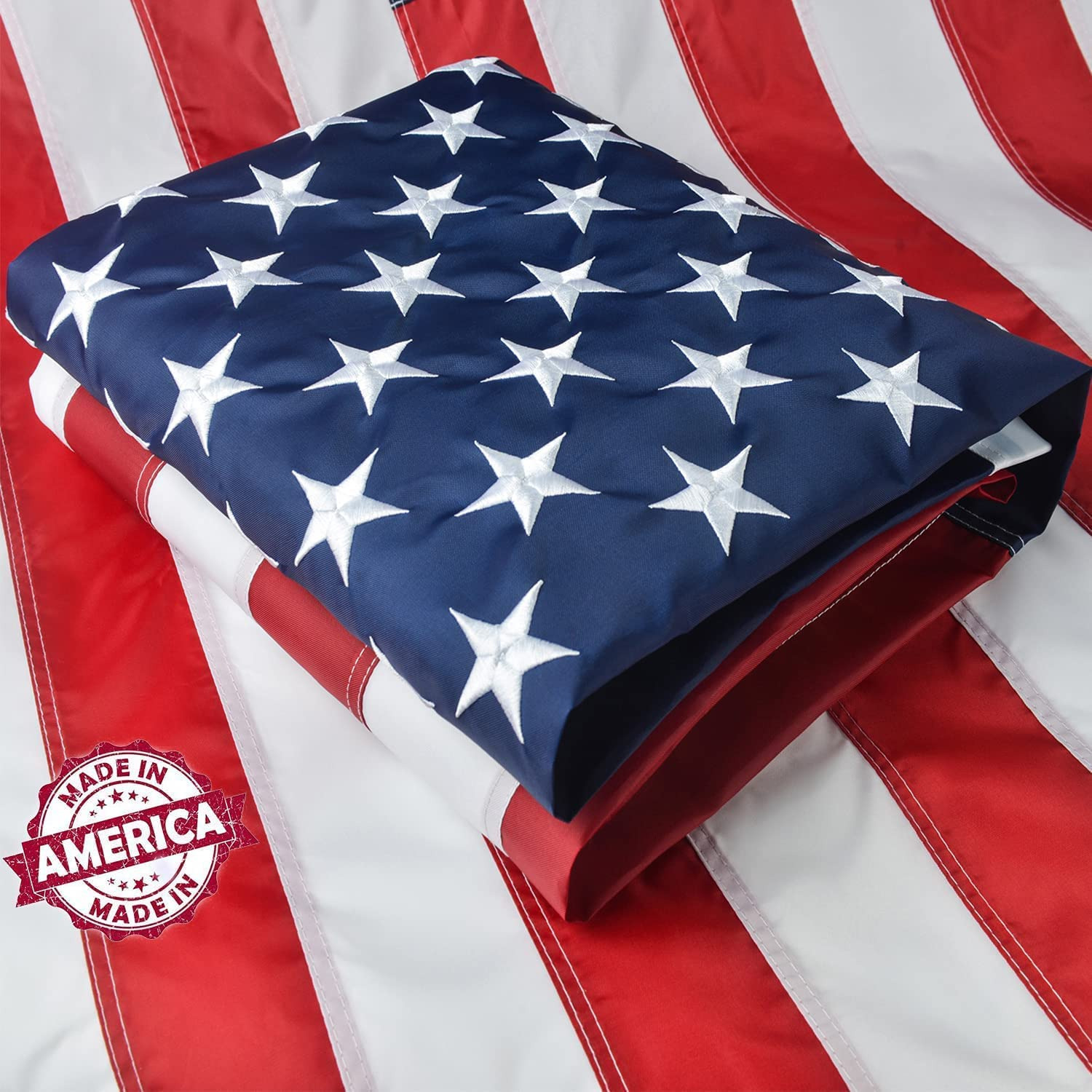 6x10 American Flag Outdoor Heavy Duty 100% Made in USA US Flag 6x10 ft USA Flag