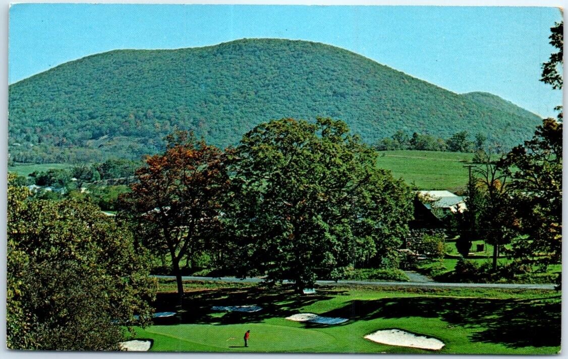 Postcard Mt. Nittany from Centre Hills Country Club, State College, Pennsylvania