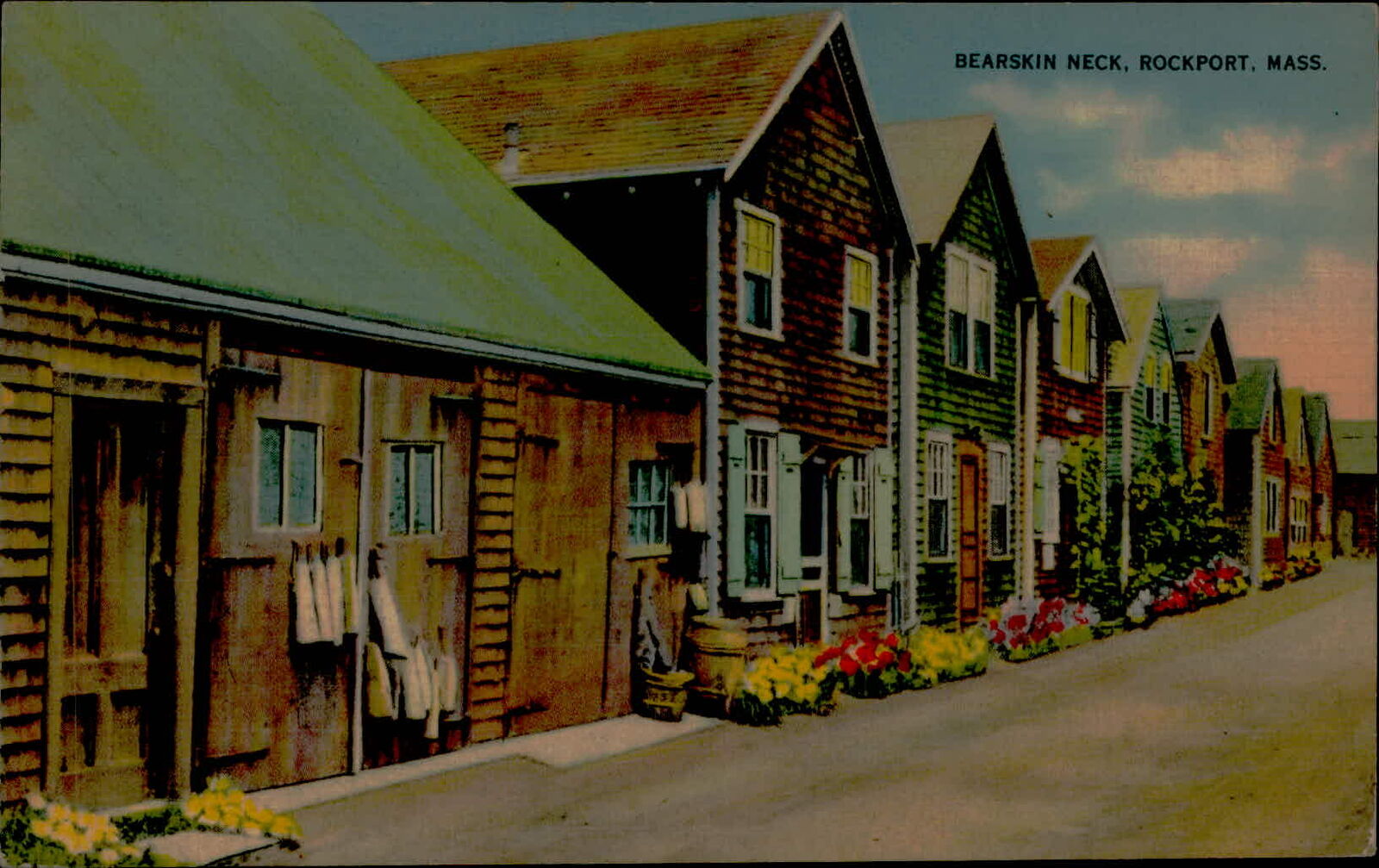 Postcard: BEARSKIN NECK, ROCKPORT, MASS.