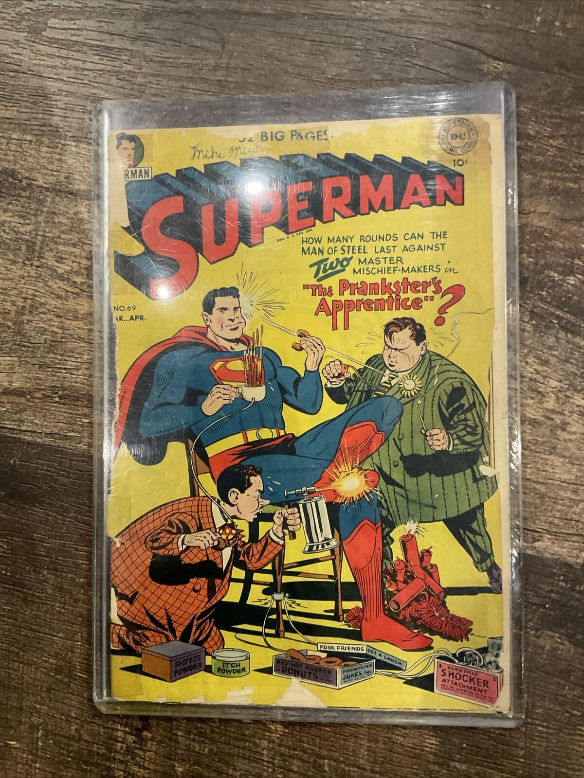 superman 69 prankster 10 cent 1951 Prankster Apprentice Original Cover