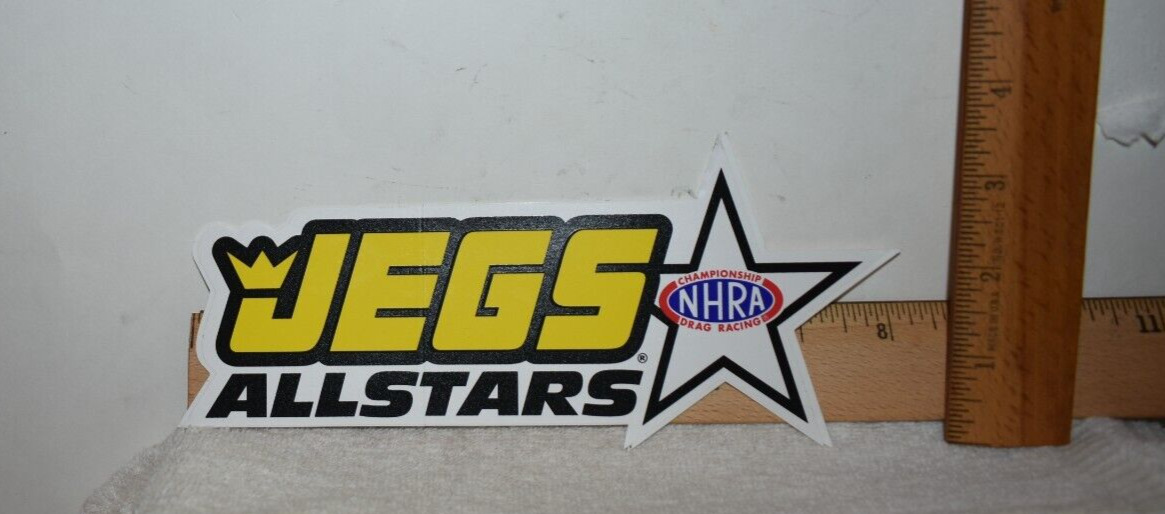 Racing contingency stickers decals Jegs All Stars from NHRA /AHDRA /NASCAR  H1