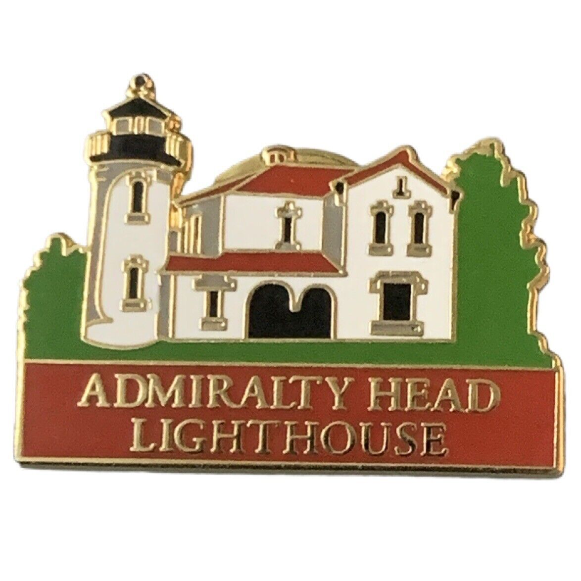 Admiralty Head Lighthouse Washington Scenic Travel Souvenir Pin