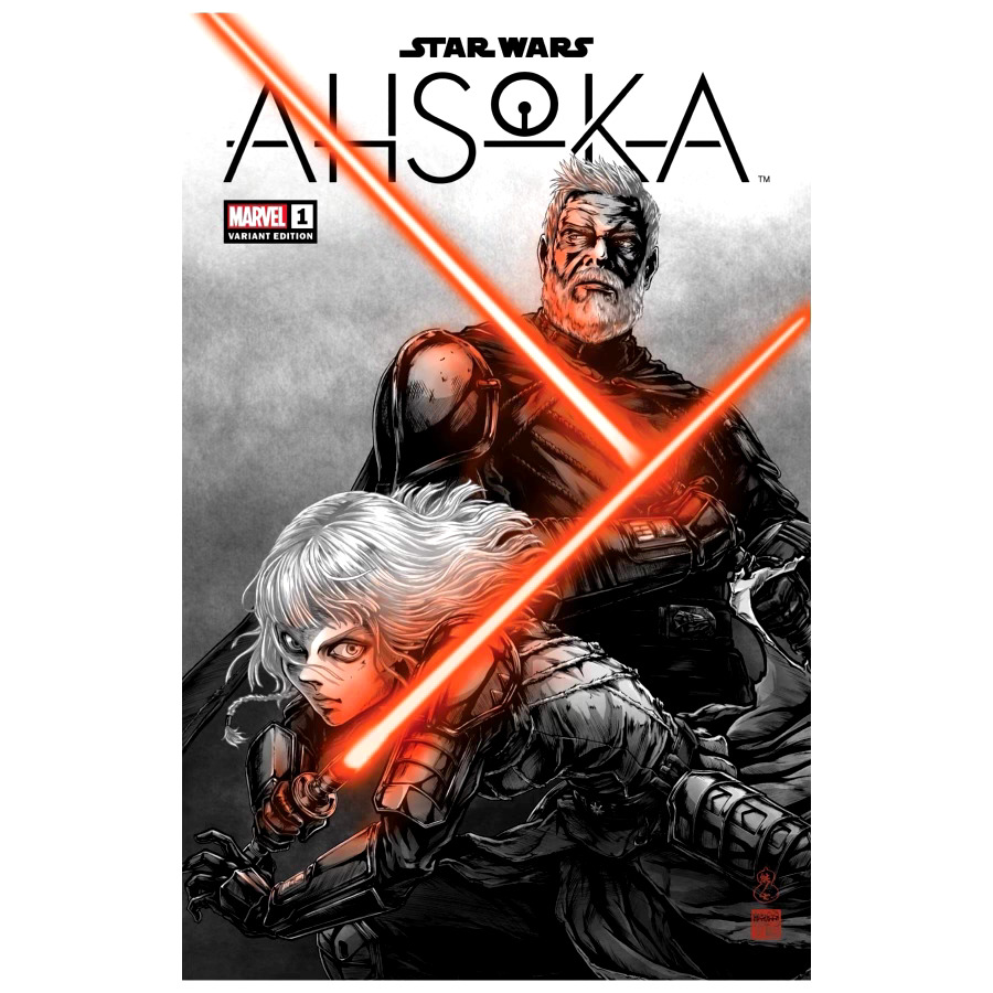 STAR WARS: AHSOKA #1 TAKASHI OKAZAKI LTD EDITION EXCLUSIVE TRADE DRESS 07/10/24