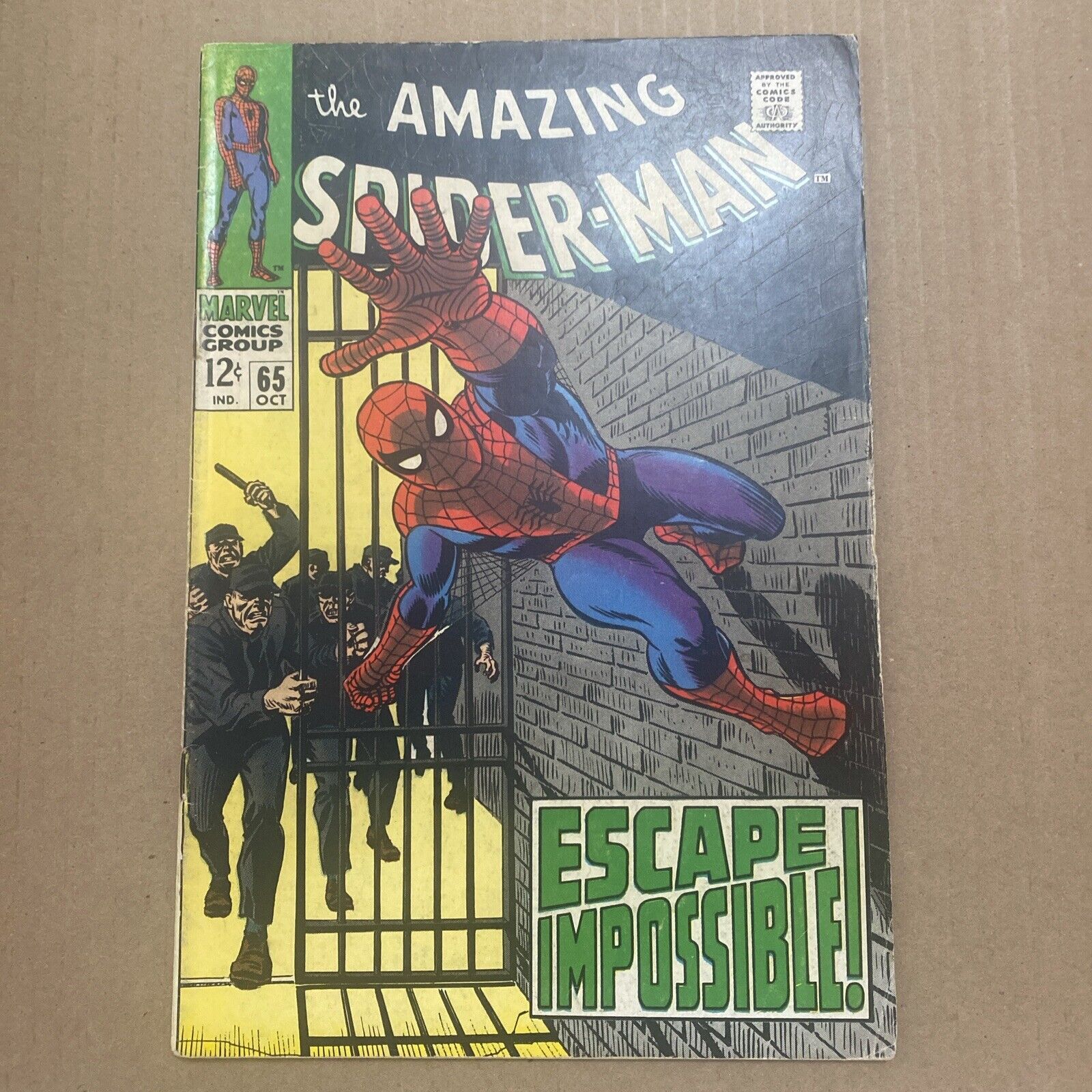Amazing Spider-Man 65 Escape Impossible  Oct. 1968 Foggy Nelson Appears